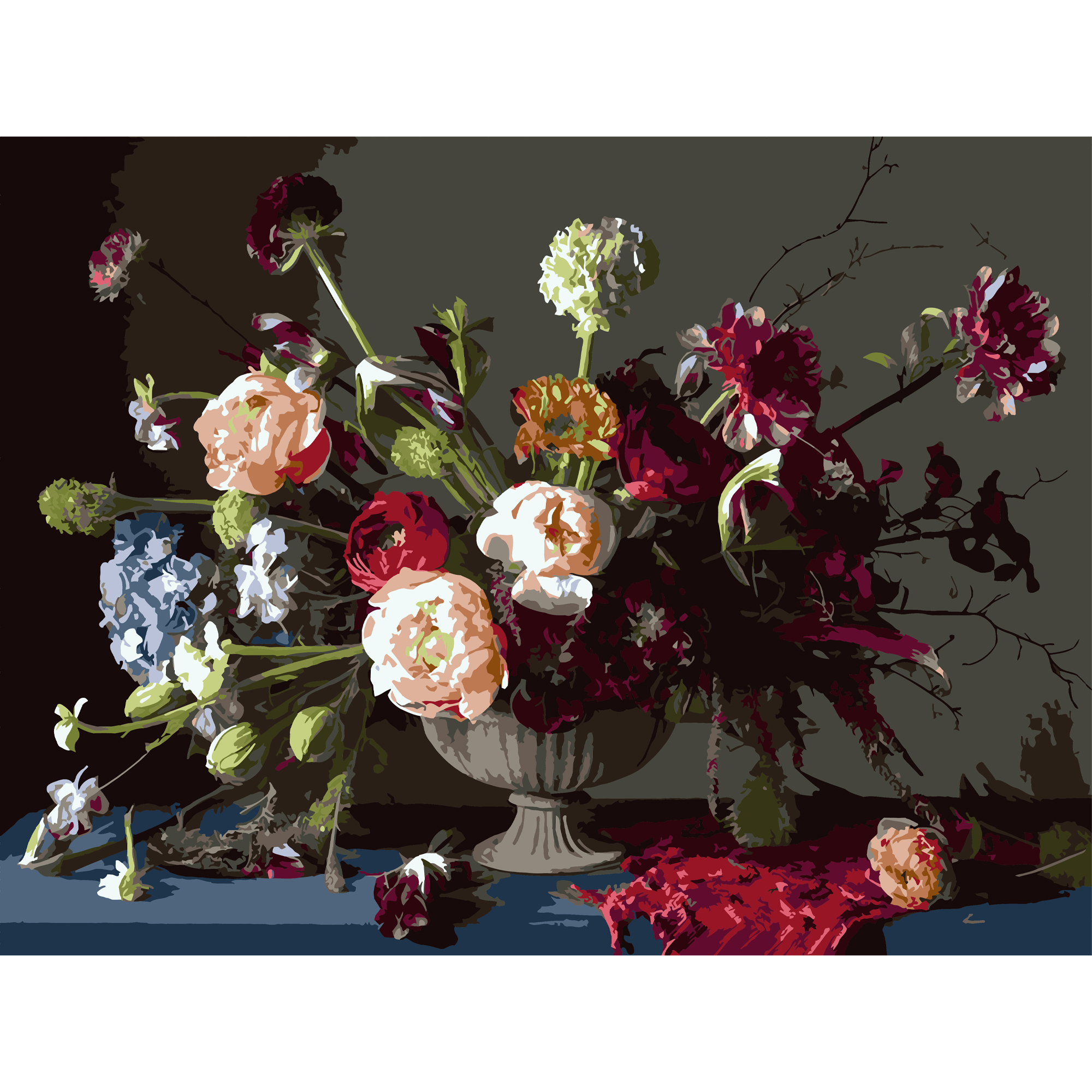 Luxurious bouquet  30Х40 (SS-1271)