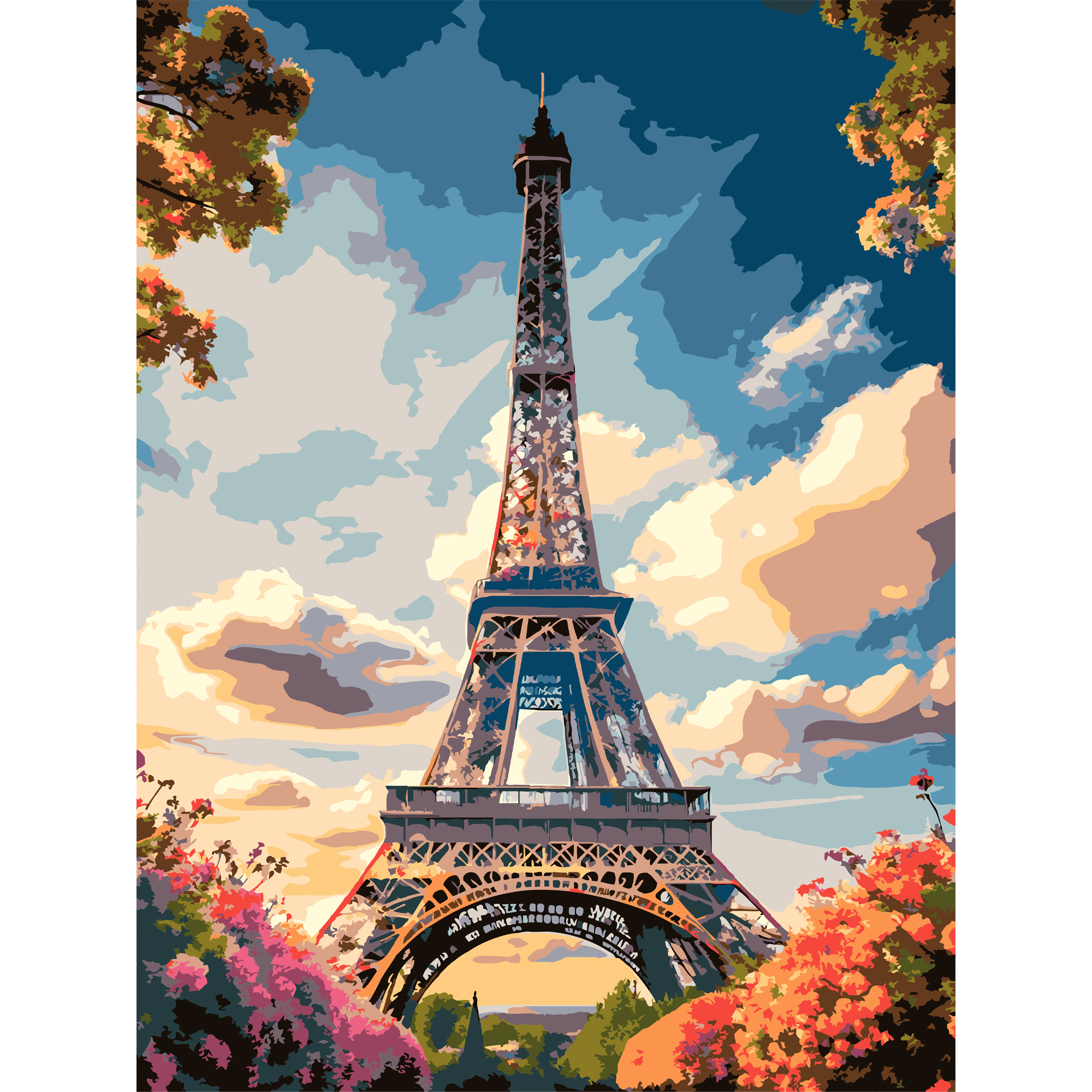 Eiffel Tower  30Х40 (SS-1280)