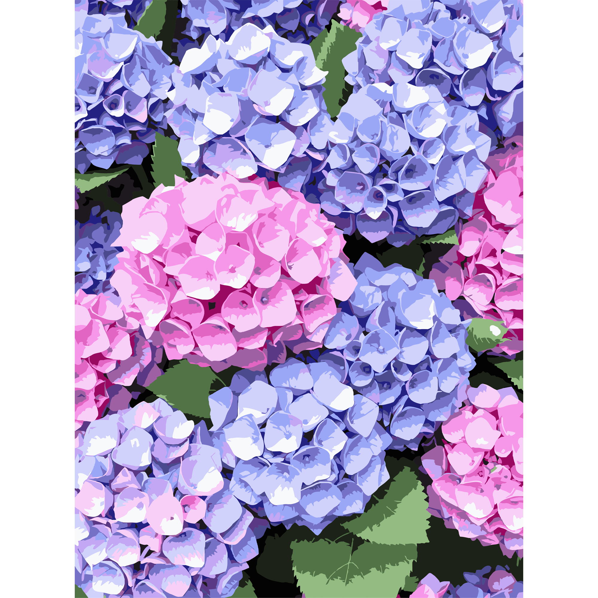 Hydrangea  30Х40 (SS-1284)