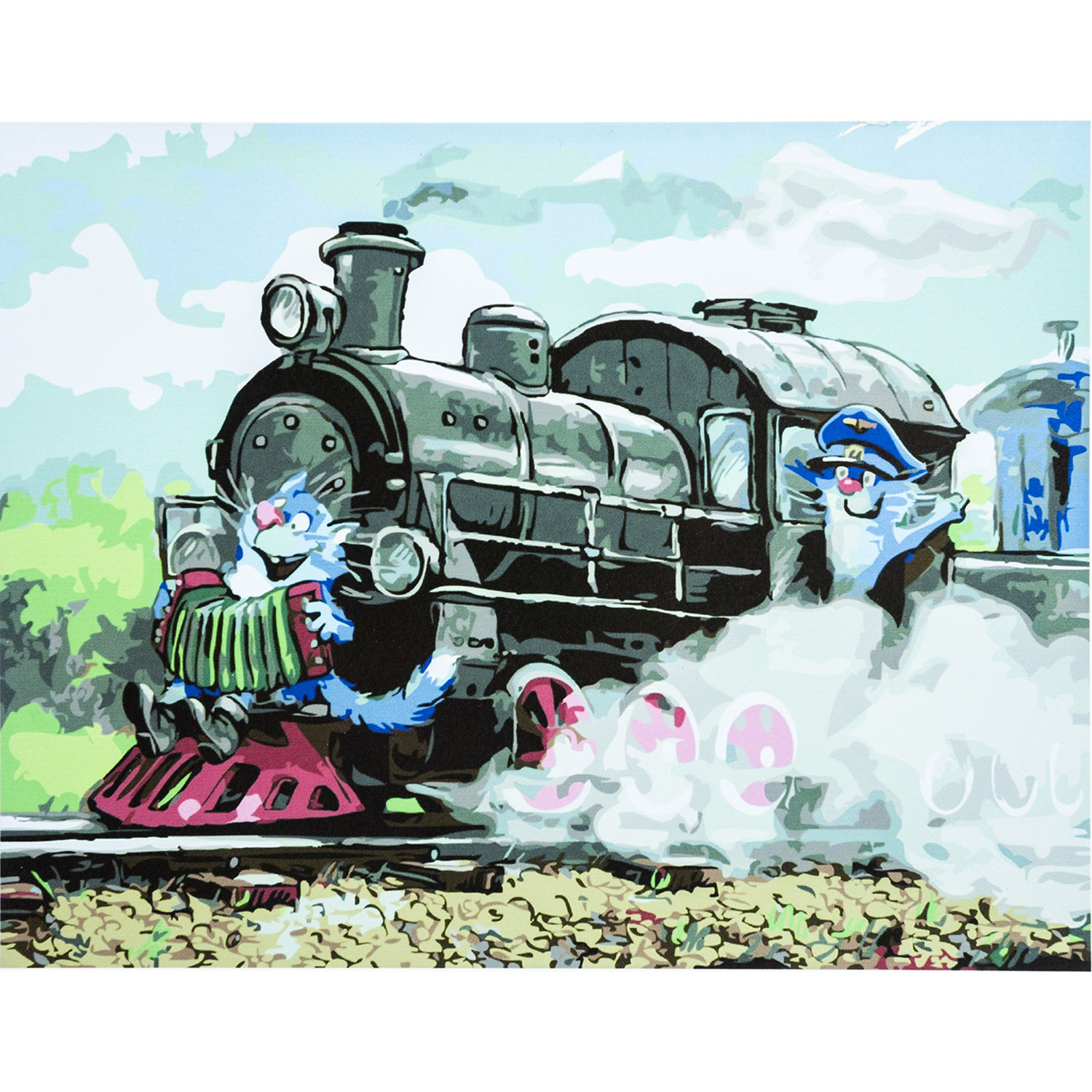 Exclusive SS-3685 "Funny machinists", 30x40 cm
