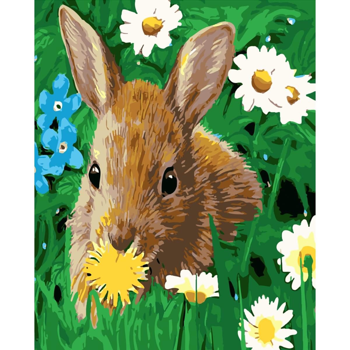 "Rabbit on the meadow" 30x40 cm SS-6419