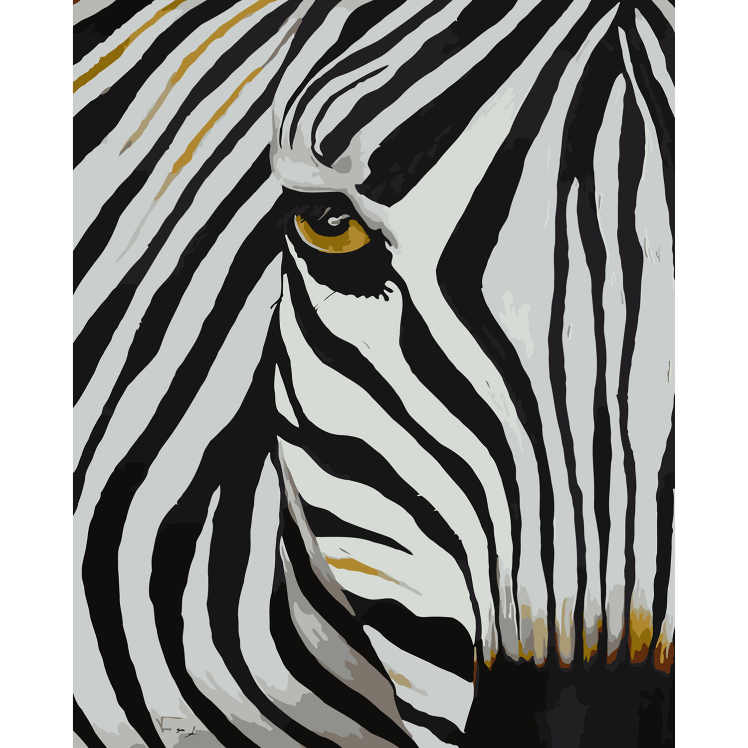 SY6026 Zebra Look, 40x50 cm