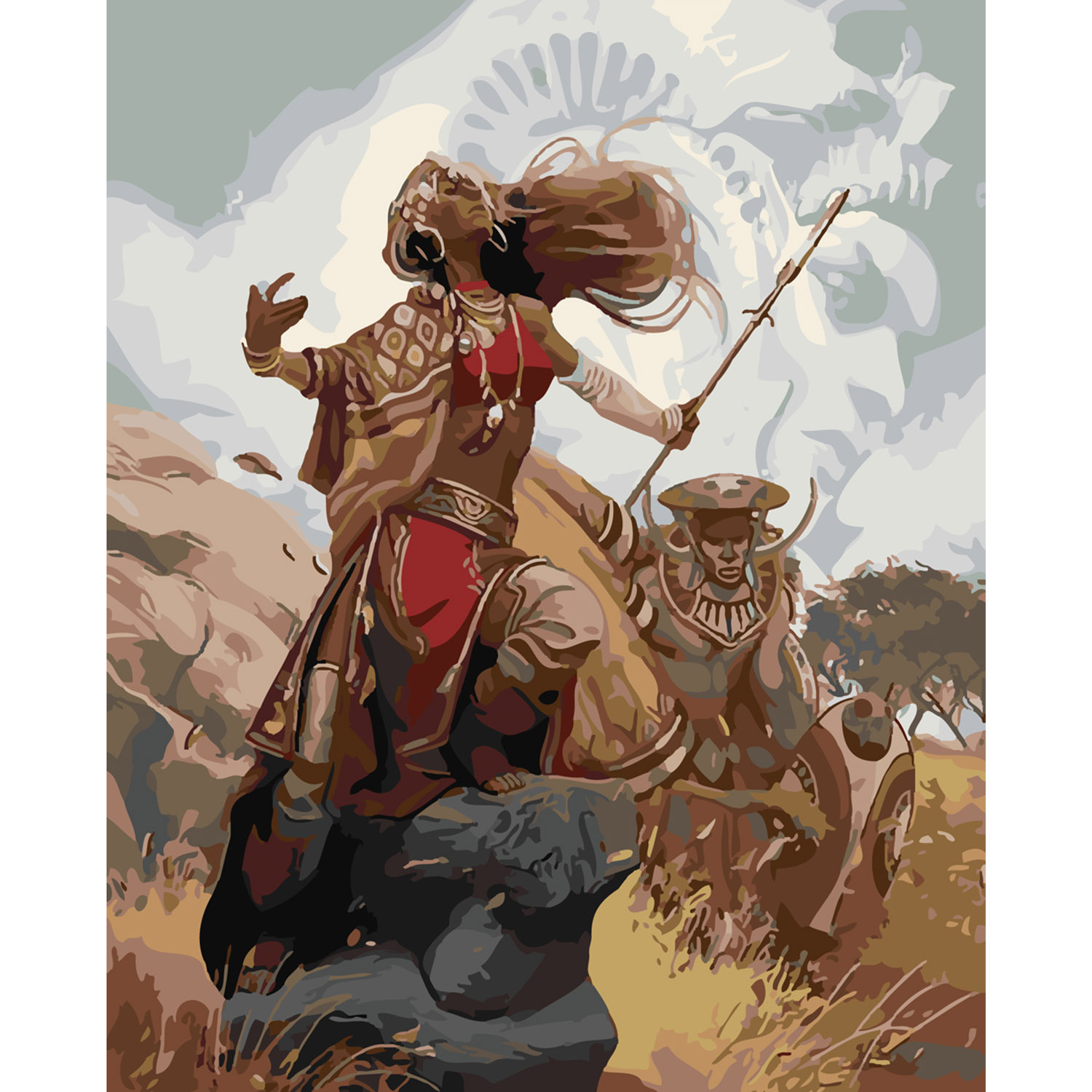 SY6103 "Scythian victory", 40x50 cm