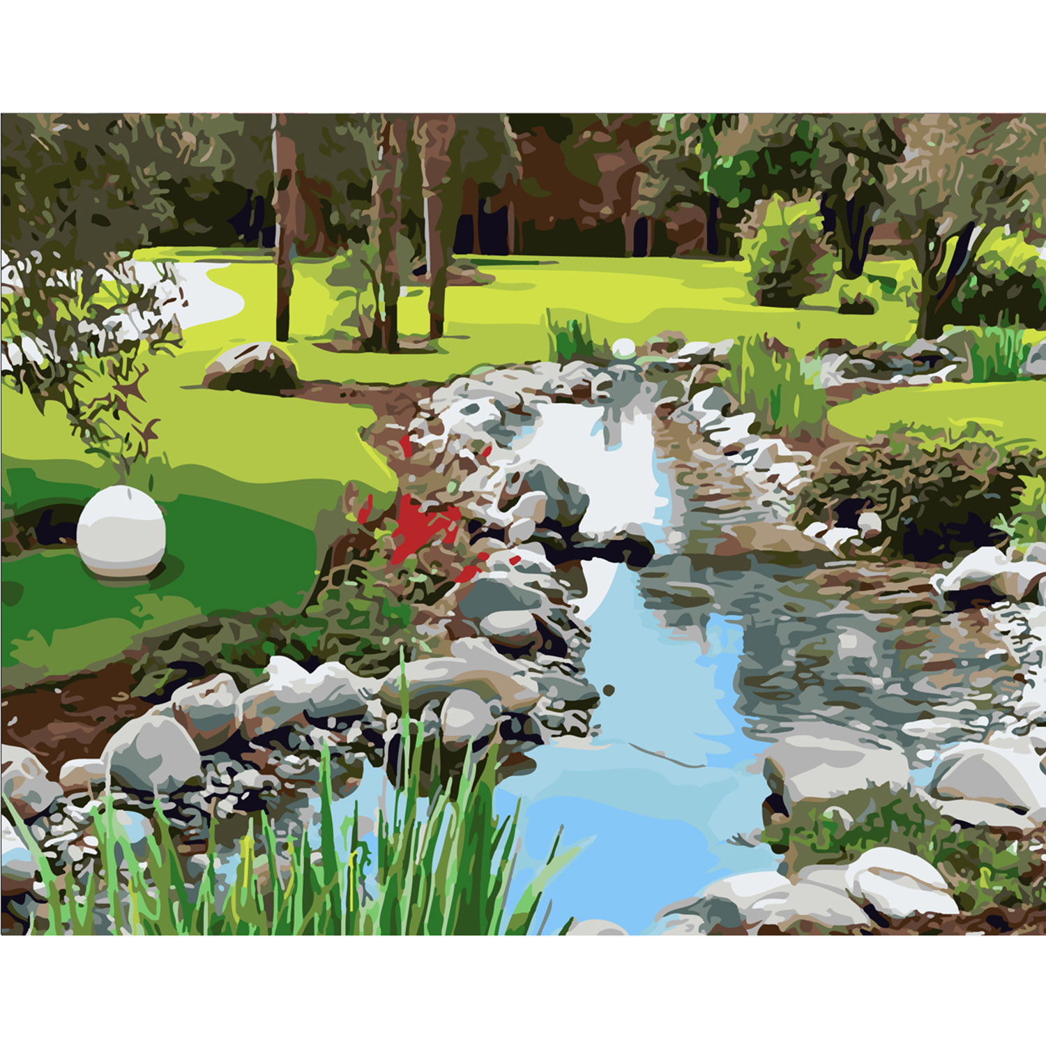 SY6223 "Brook", 40x50 cm