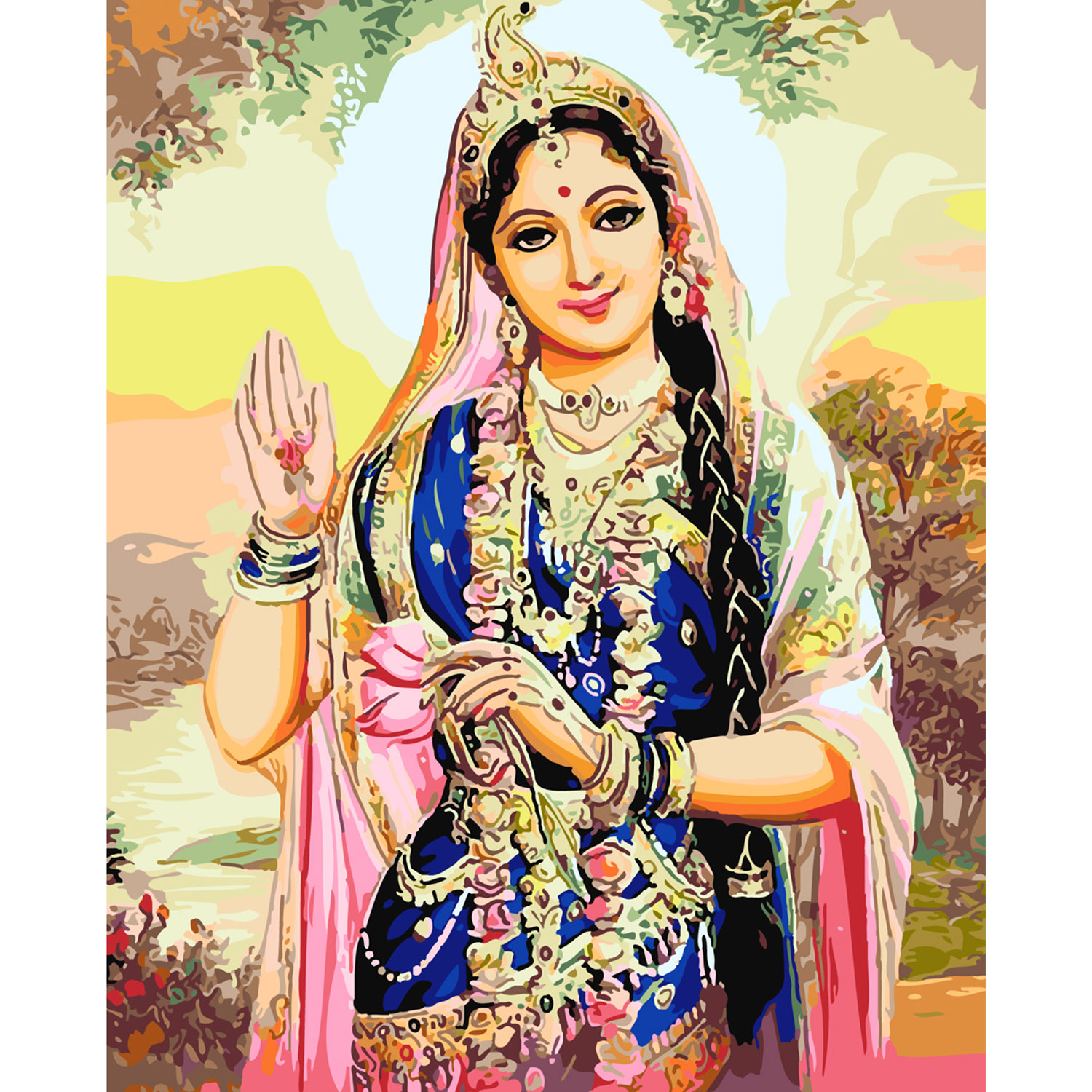SY6231 "Princess of India", 40x50 cm