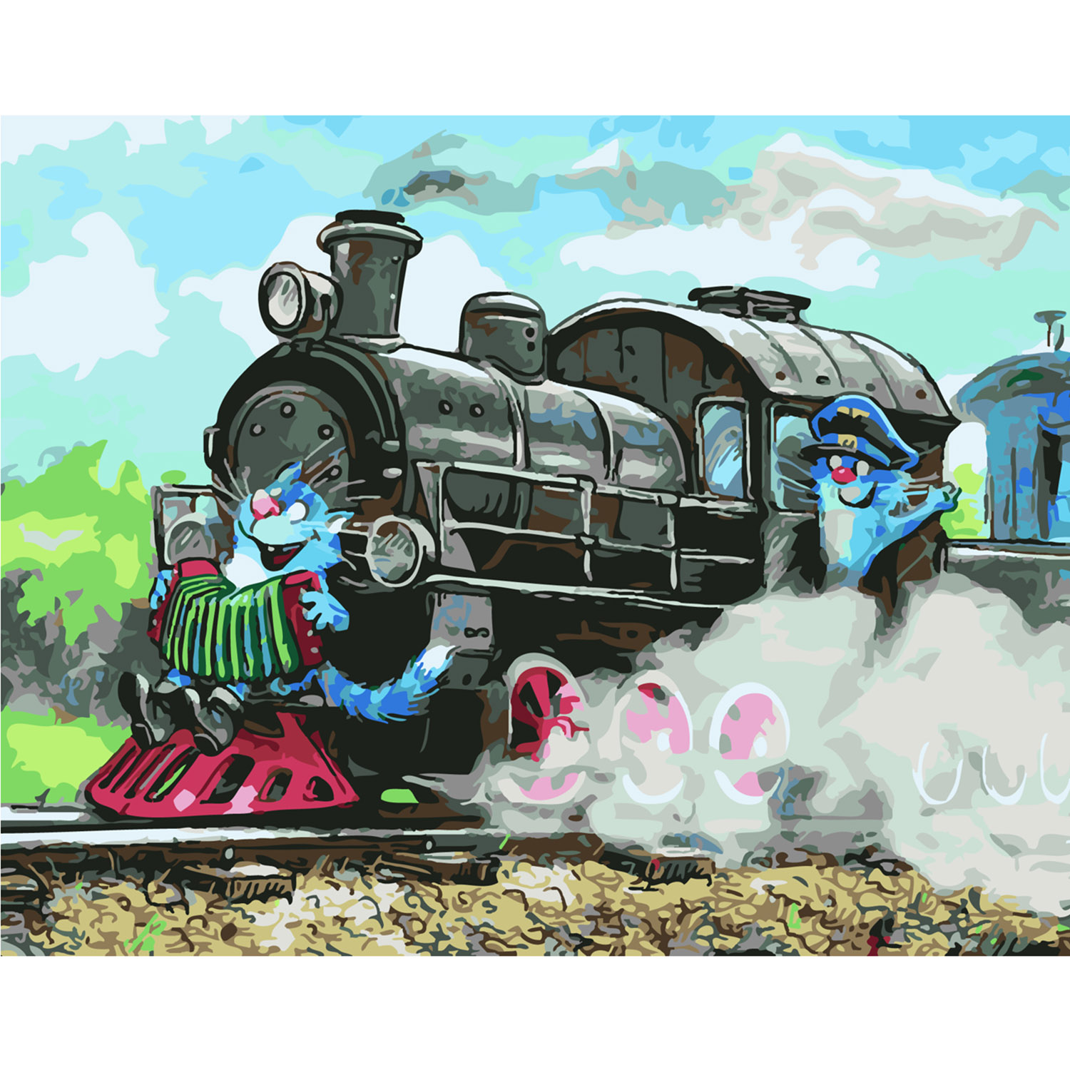 Exclusive SY6354 "To meet adventure", 40x50 cm