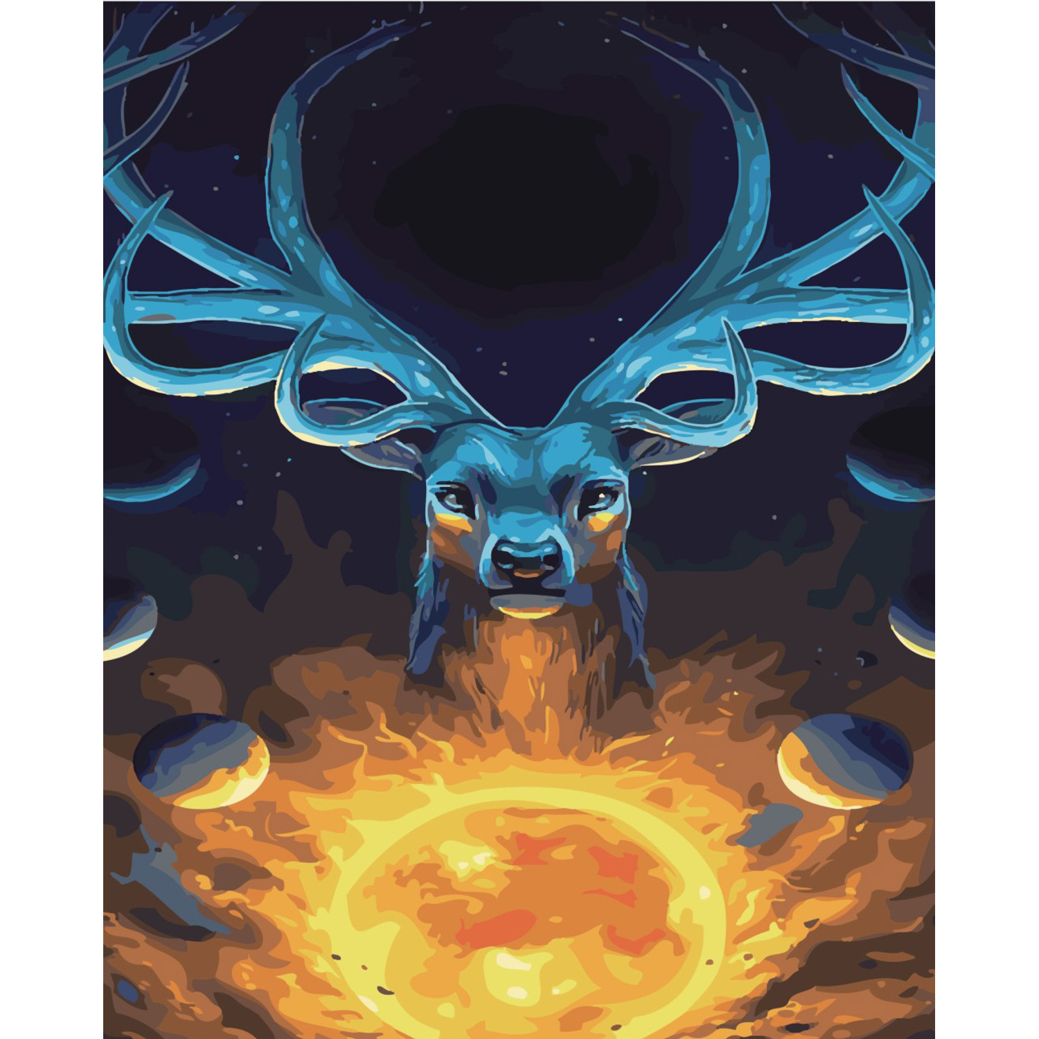 SY6442 "Totem of the Universe", 40x50 cm
