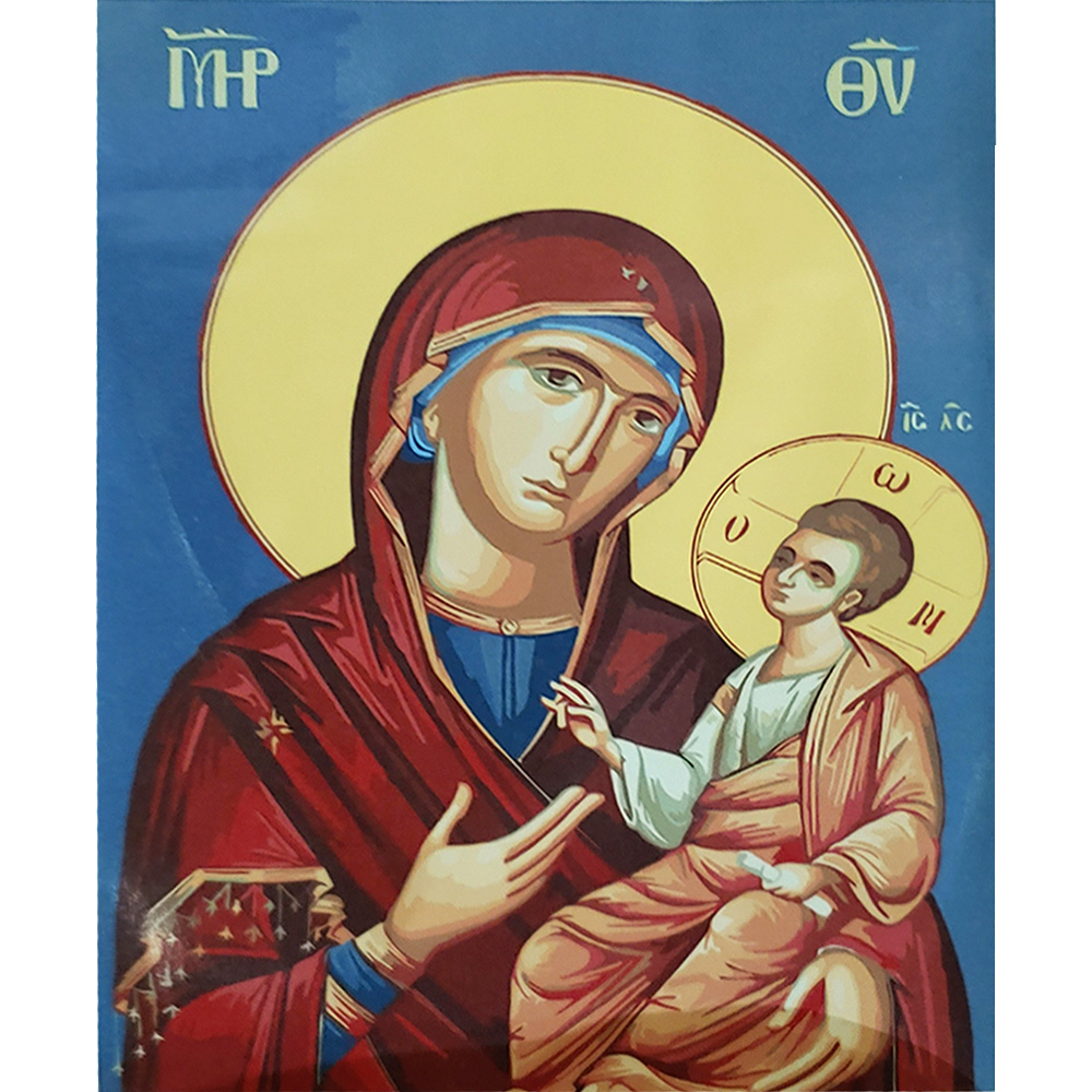 Mother of God with varnish size 40х50 sm (SY6648)