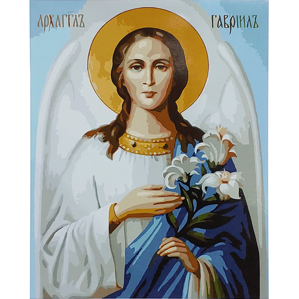 Archangel Gabriel with varnish size 40x50 cm (SY6660)
