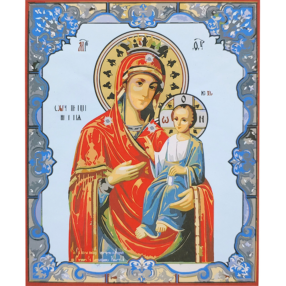 Mother of God with varnish size 40х50 sm (SY6703)