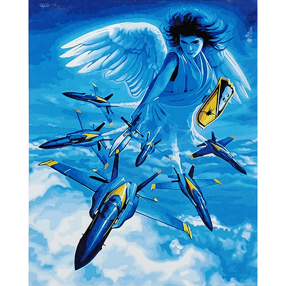 Guardian angel of Ukraine with varnish size 40х50 sm (SY6933)