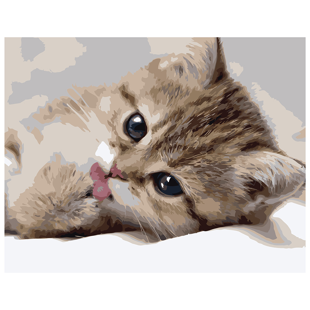 Маленький котенок 40х50 см VA-0522