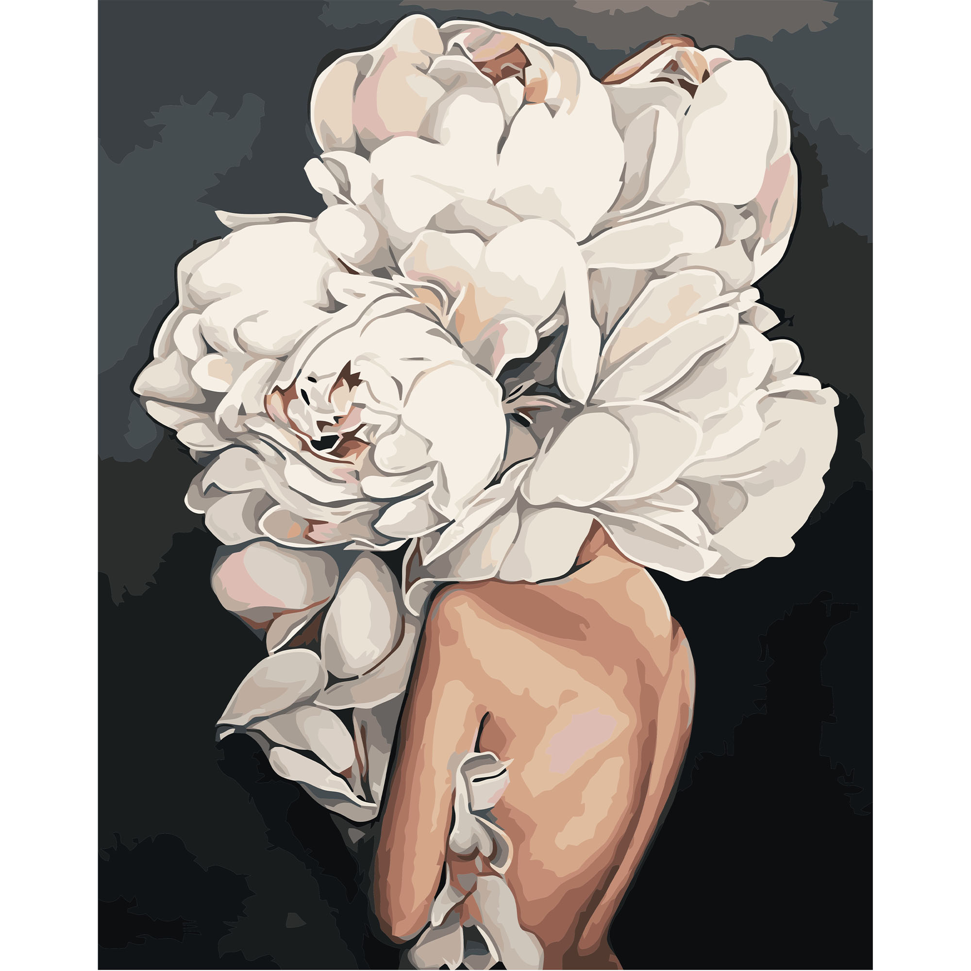 VA-1012 "Flower Girl", 40x50 cm