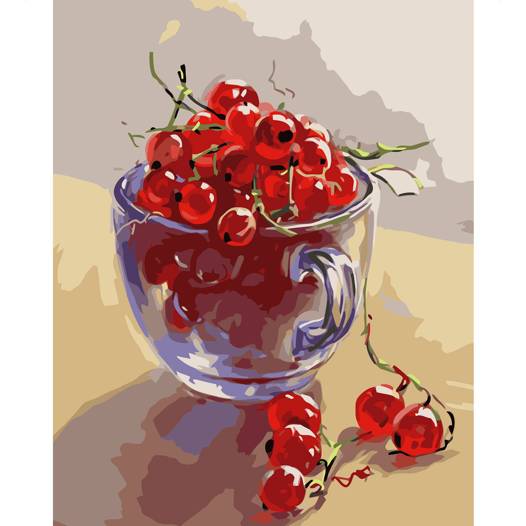 Чашечка смородини 40х50 см VA-1361