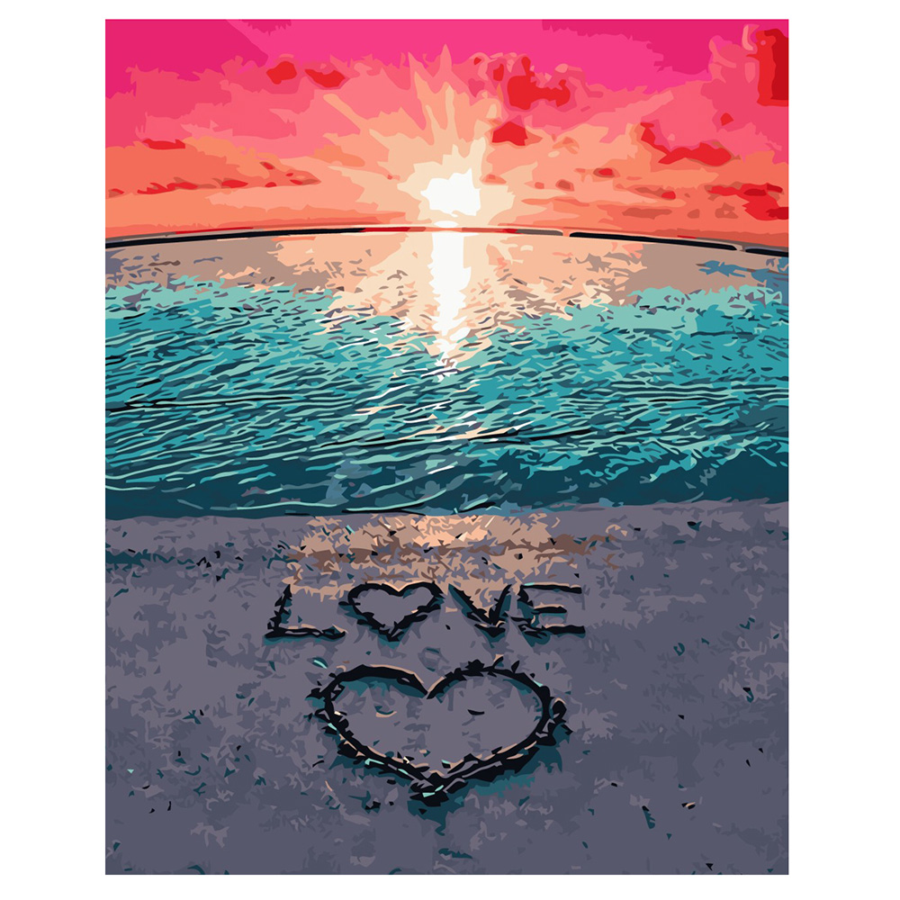 Love на піску 40х50 см VA-2152