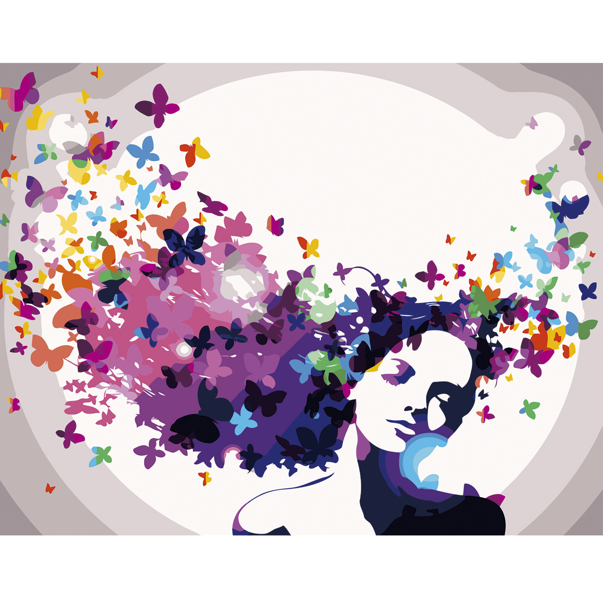 VA-2664 "Flower thoughts", 40x50 cm