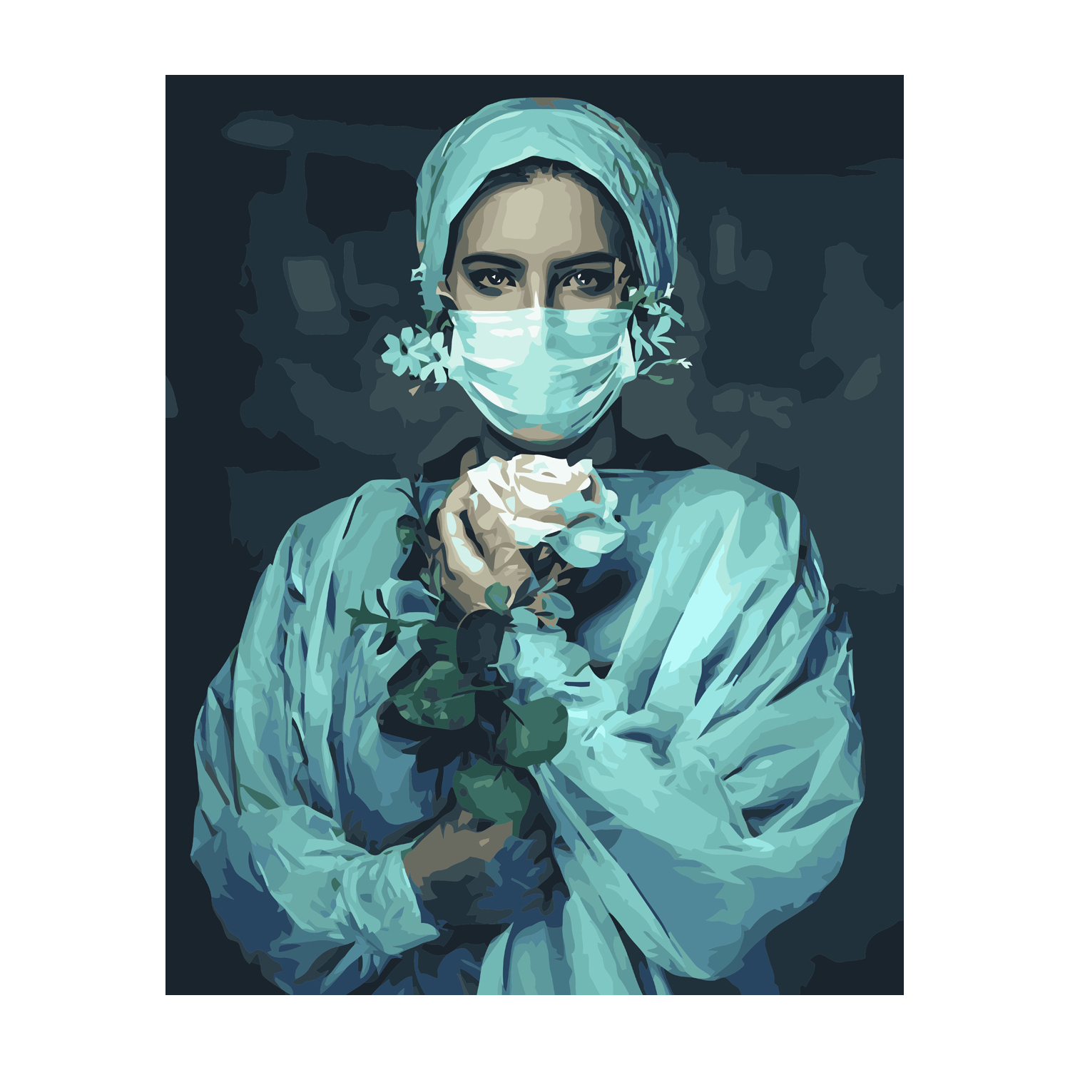 VA-2843 "Doctor", 40x50 cm