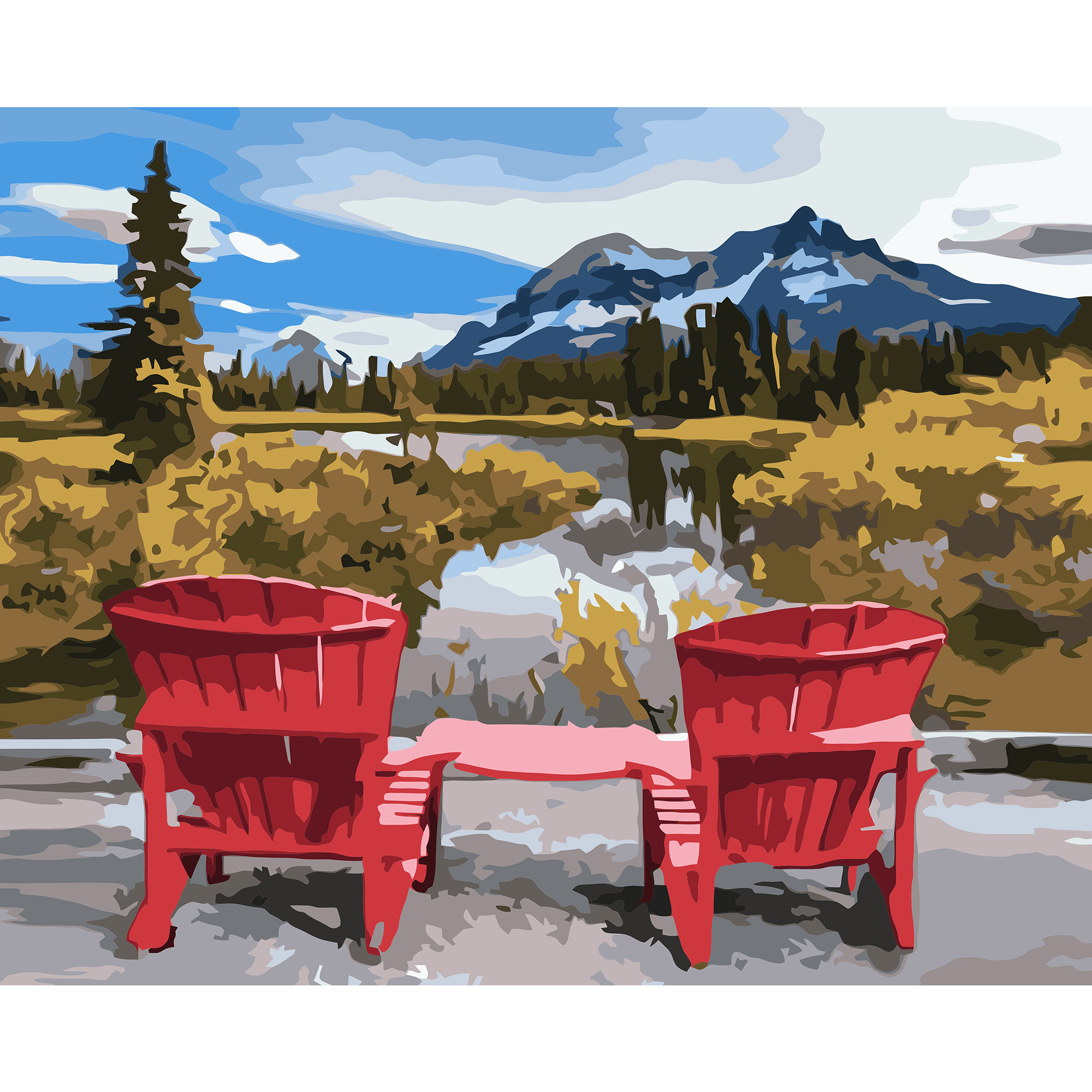 VA-3192 "Nature view", 40x50 cm