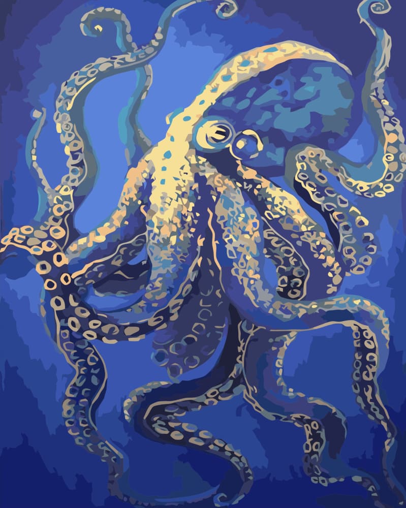 Sea dweller 40x50 cm VA-3410