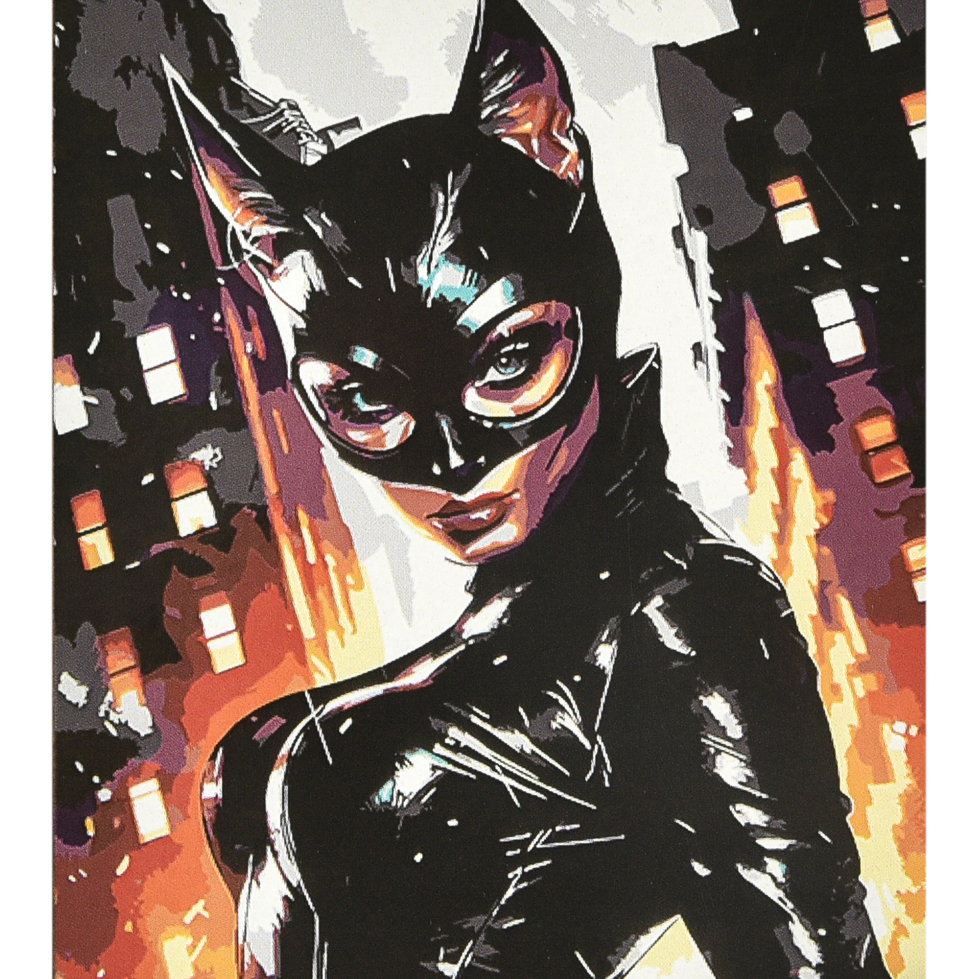 Catwoman Batman with varnish and level size 40x50 cm (VA-4605)