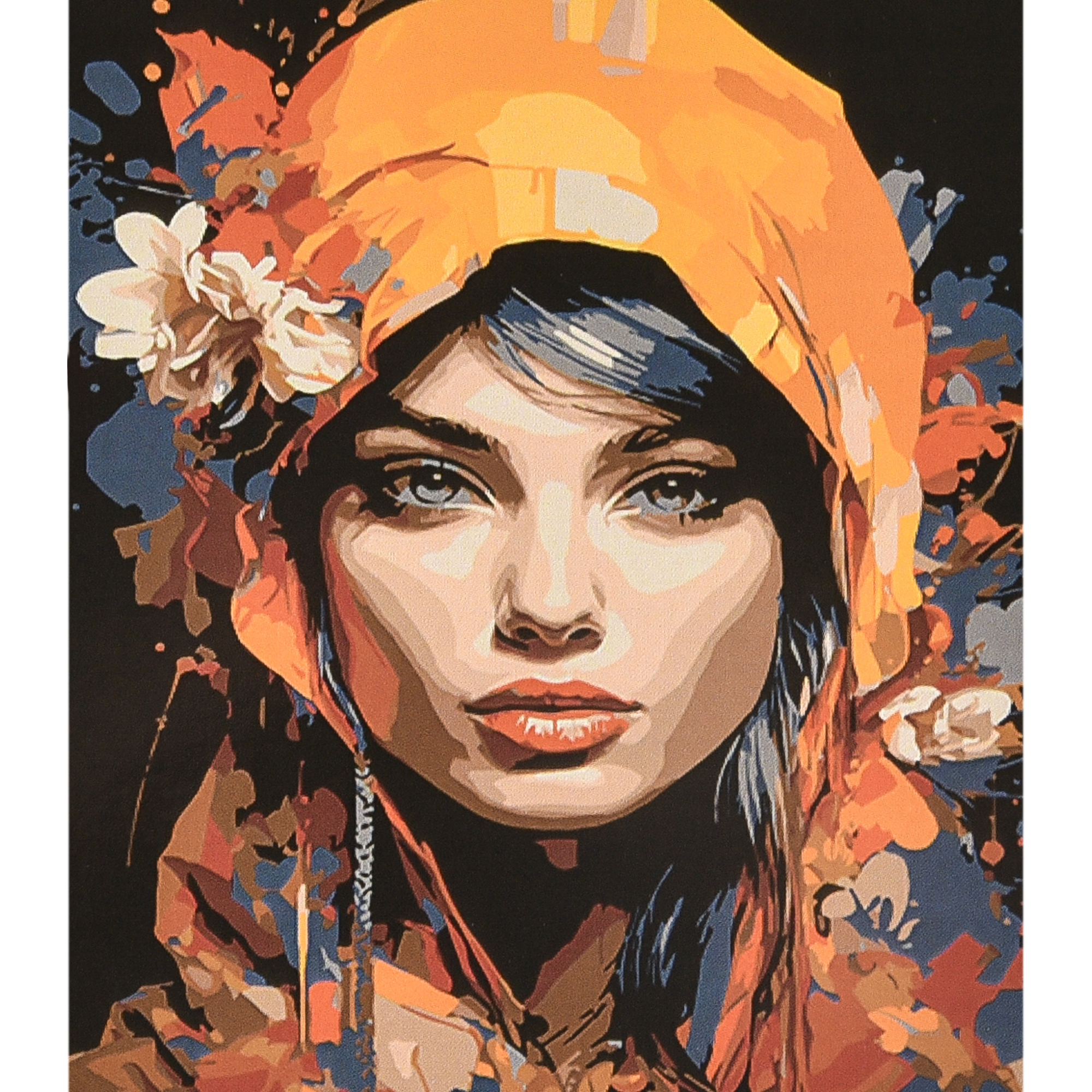 Girl of the sun with varnish and level size 40x50 cm (VA-4608)