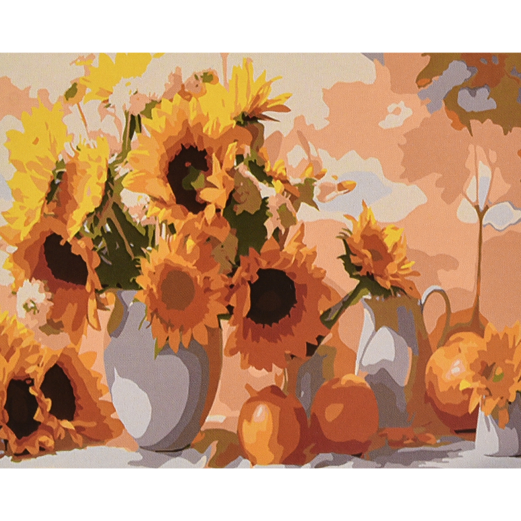 Sunflower calm with varnish and level size 40x50 cm (VA-4611)