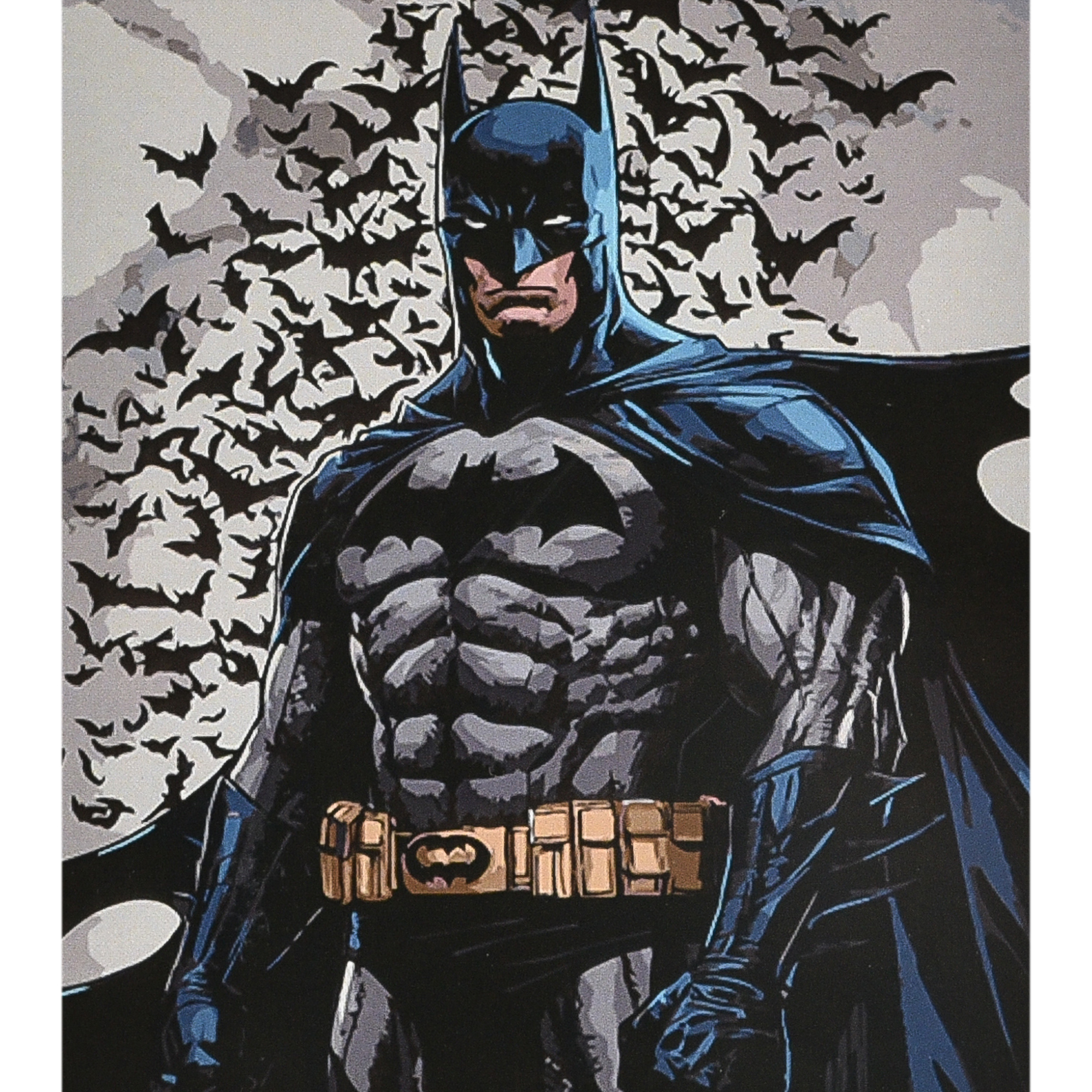 Hero in a cape with varnish and level size 40x50 cm (VA-4627)