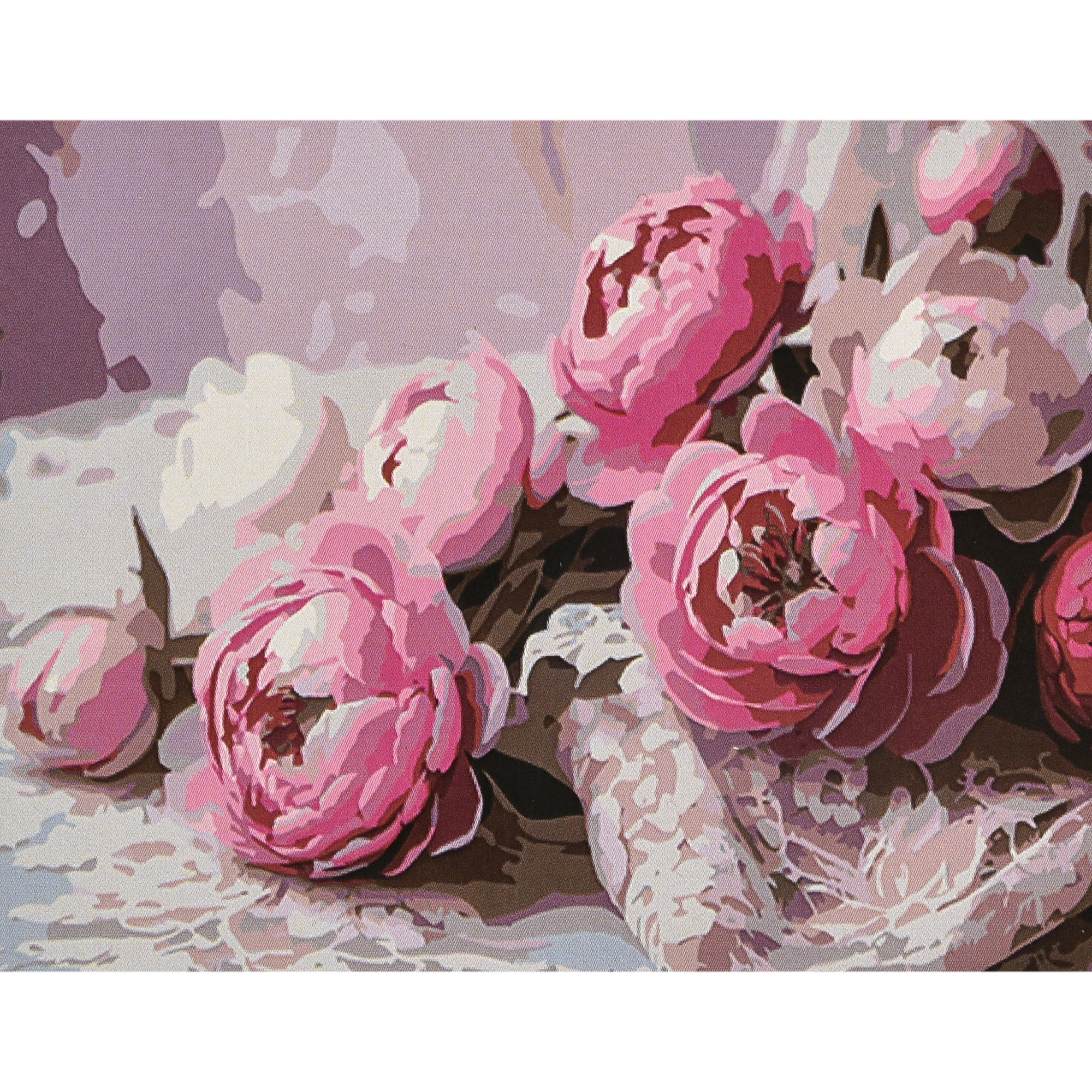 Flower extravaganza with varnish and level size 40x50 cm (VA-4649)