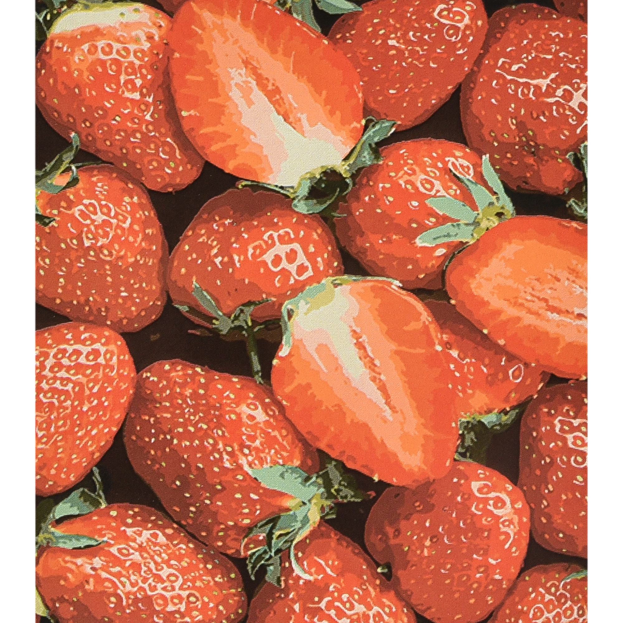 Fragrant strawberries with varnish and level size 40x50 cm (VA-4661)