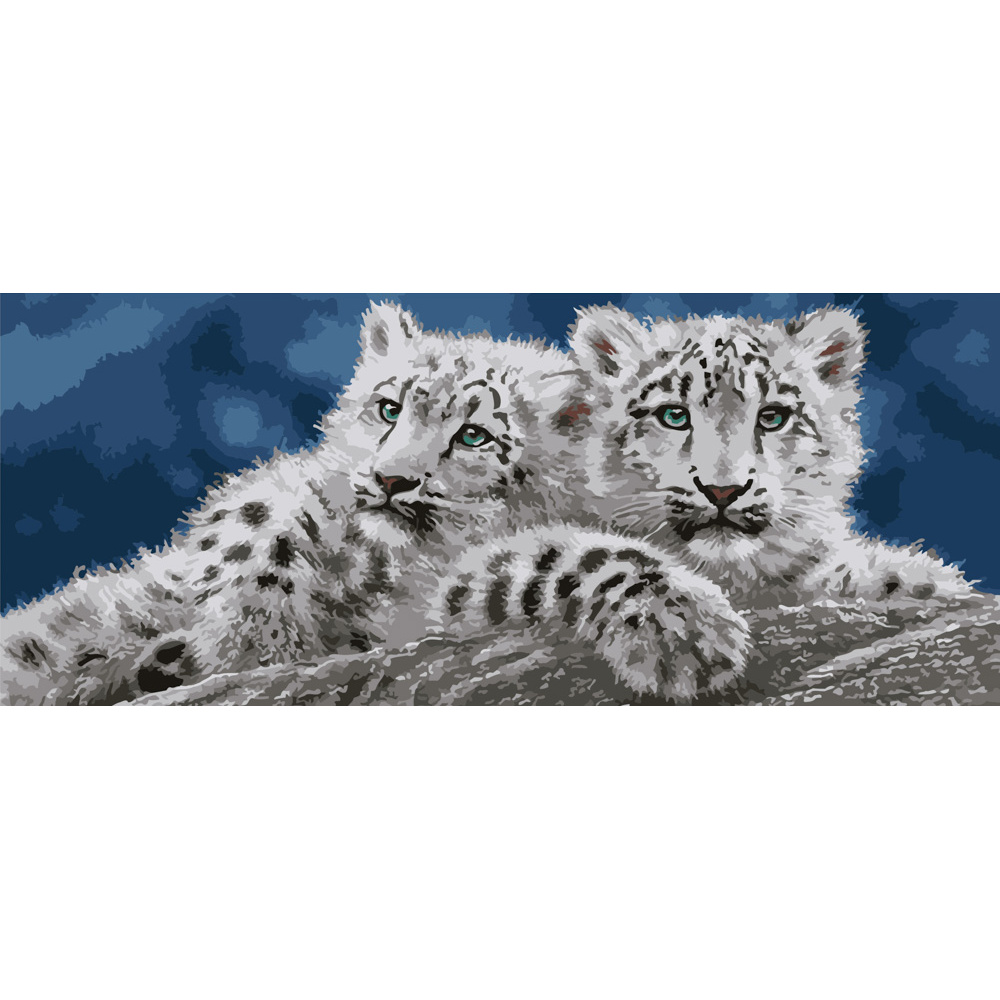 Leopard family size 50x25 cm (WW027)