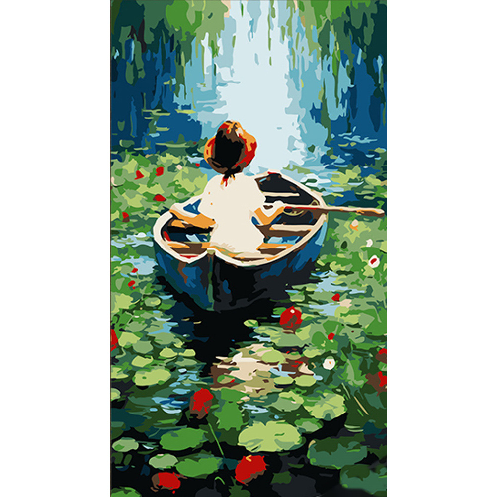 Walking on the lake 50x25 cm (WW153)