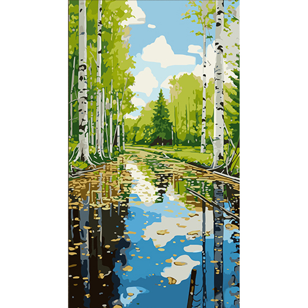 Artwork Birch Grove 50x25 cm (WW163)
