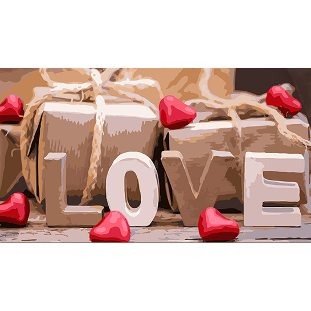 LOVE размером 50х25 см (WW188)