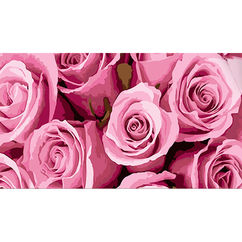 Pink roses 50x25 cm (WW197)
