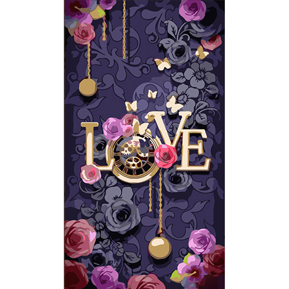 Love flowers размером 50х25 см (WW240)