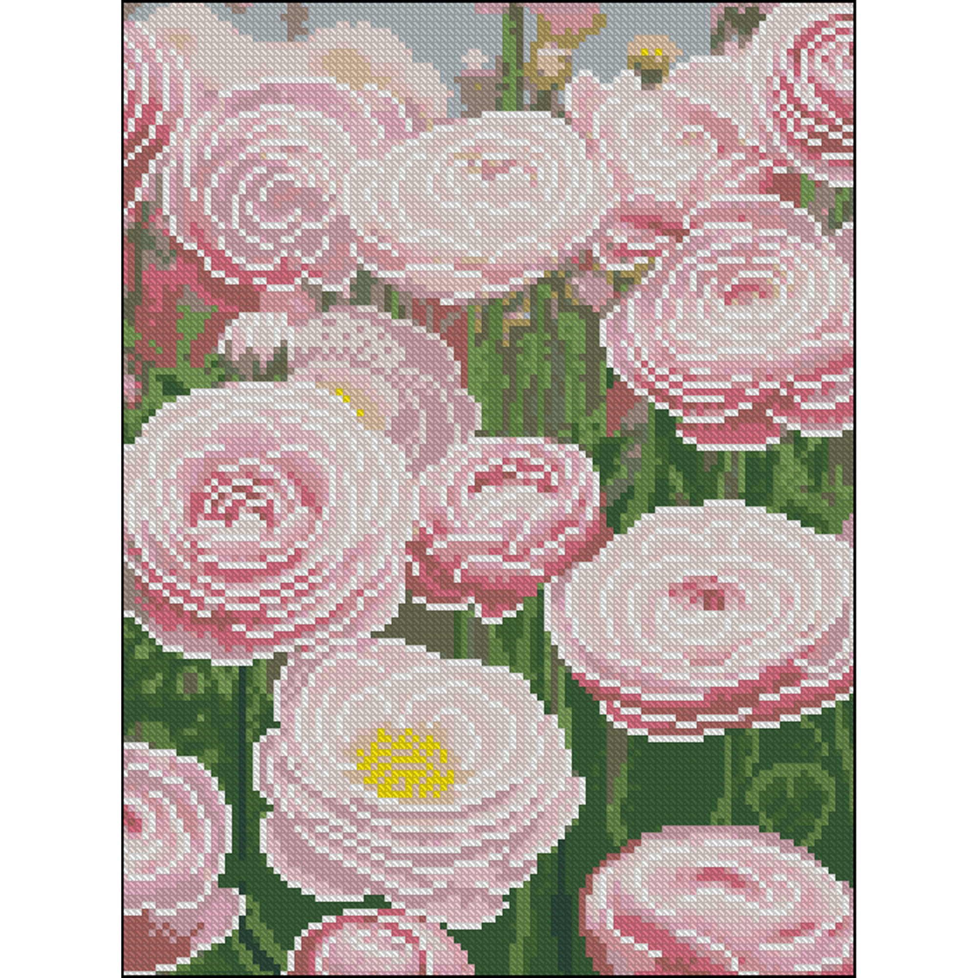 Spring field without a frame, size 30x40 cm (ZAV3040-16)