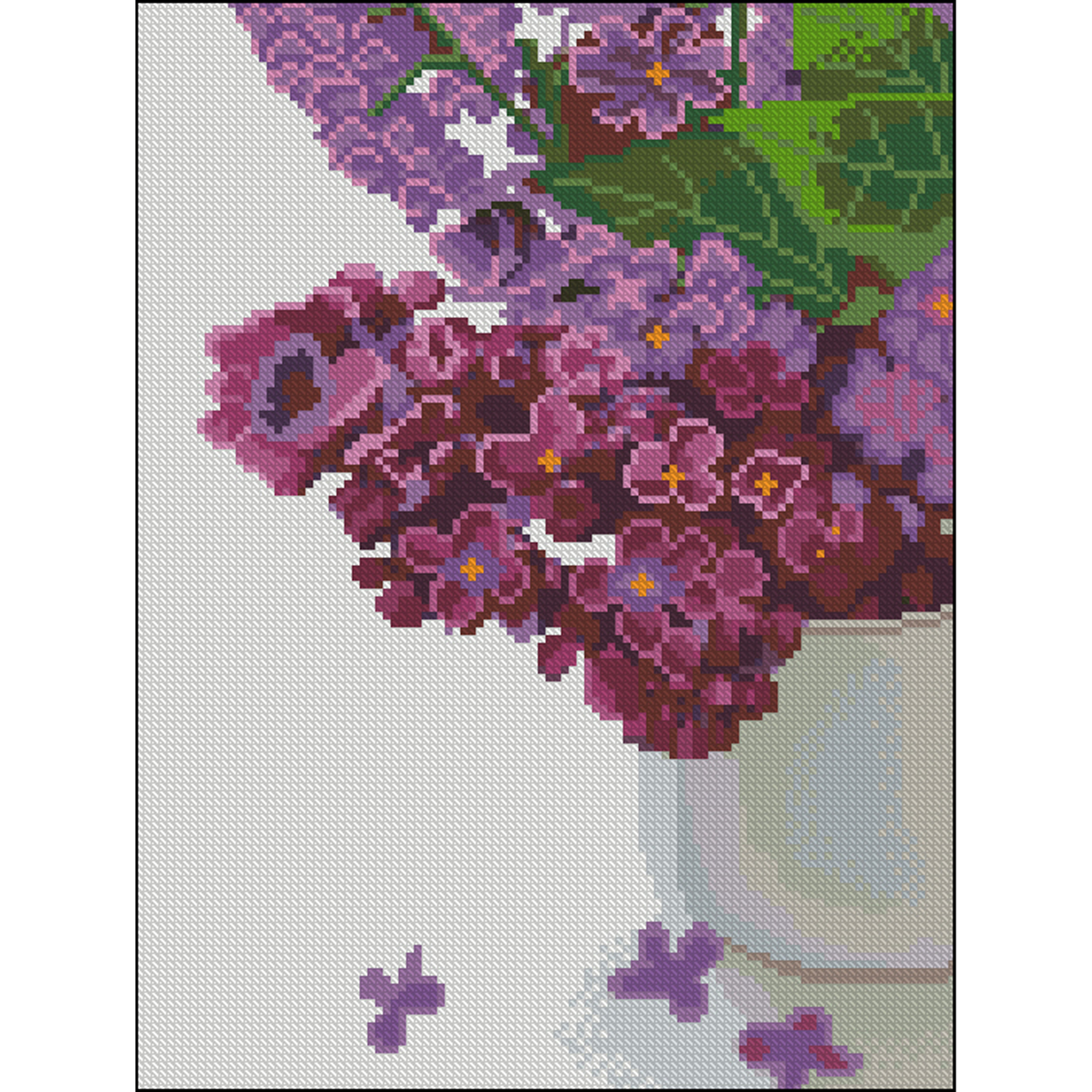 Lilac mood without stretcher size 30x40 cm (ZAV3040-45)