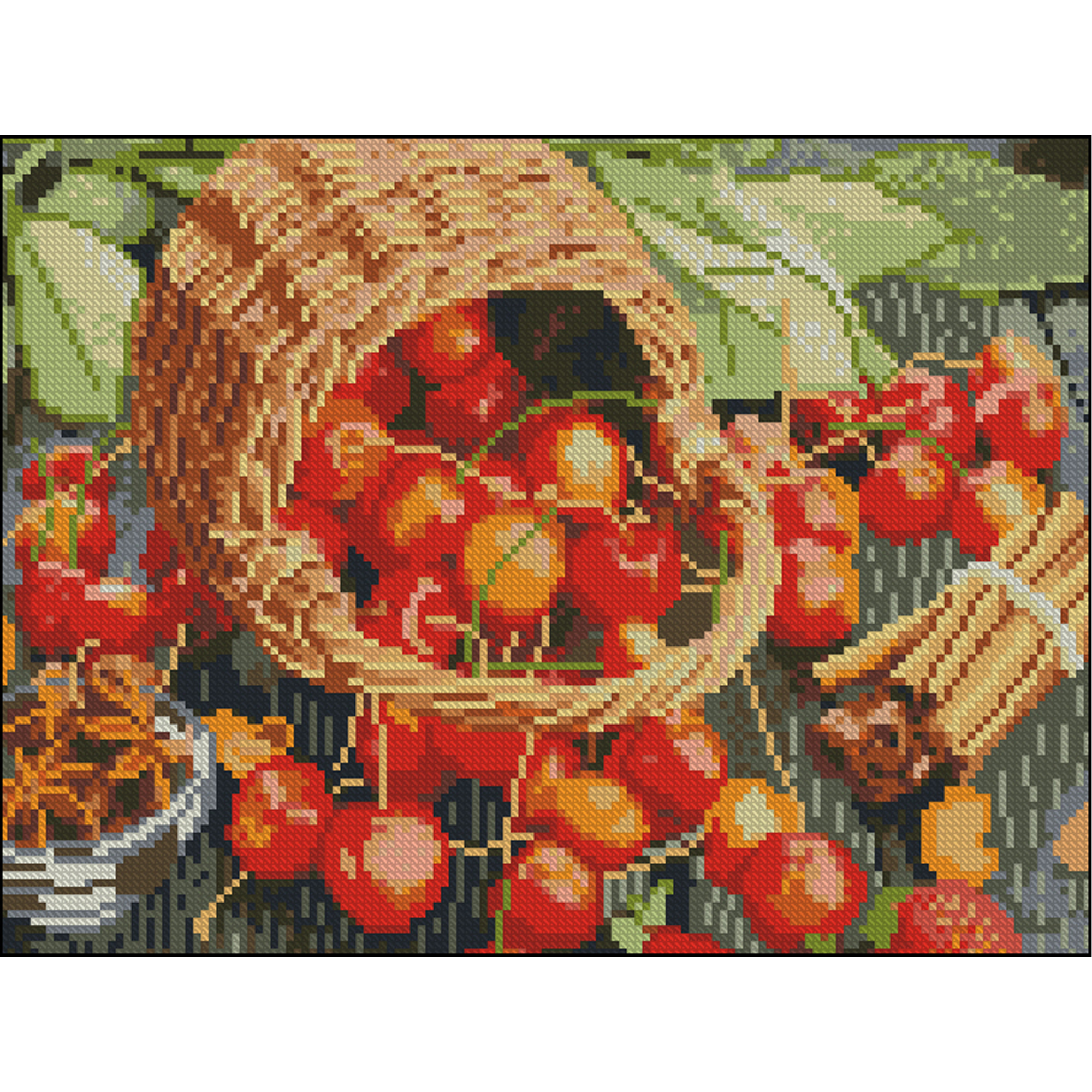 Delicious basket without a frame size 30x40 cm (ZAV3040-53)