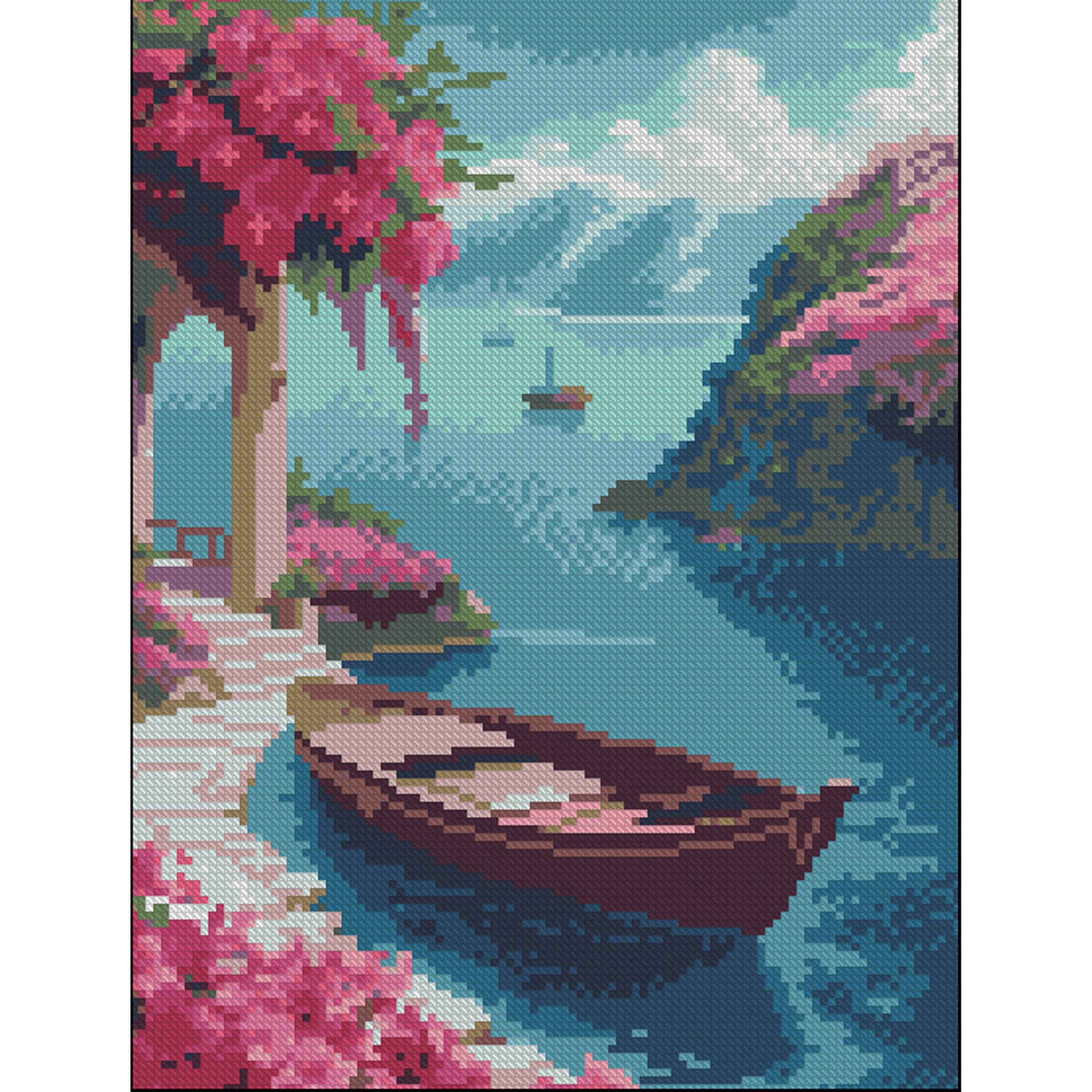 Spring peace without a frame size 30x40 cm (ZAV3040-7)