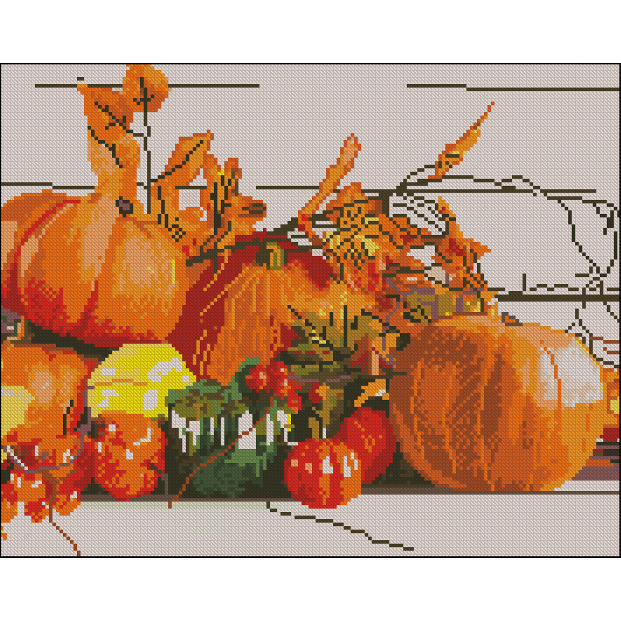 Autumn without a frame size 40x50 cm (ZAV4050-10)