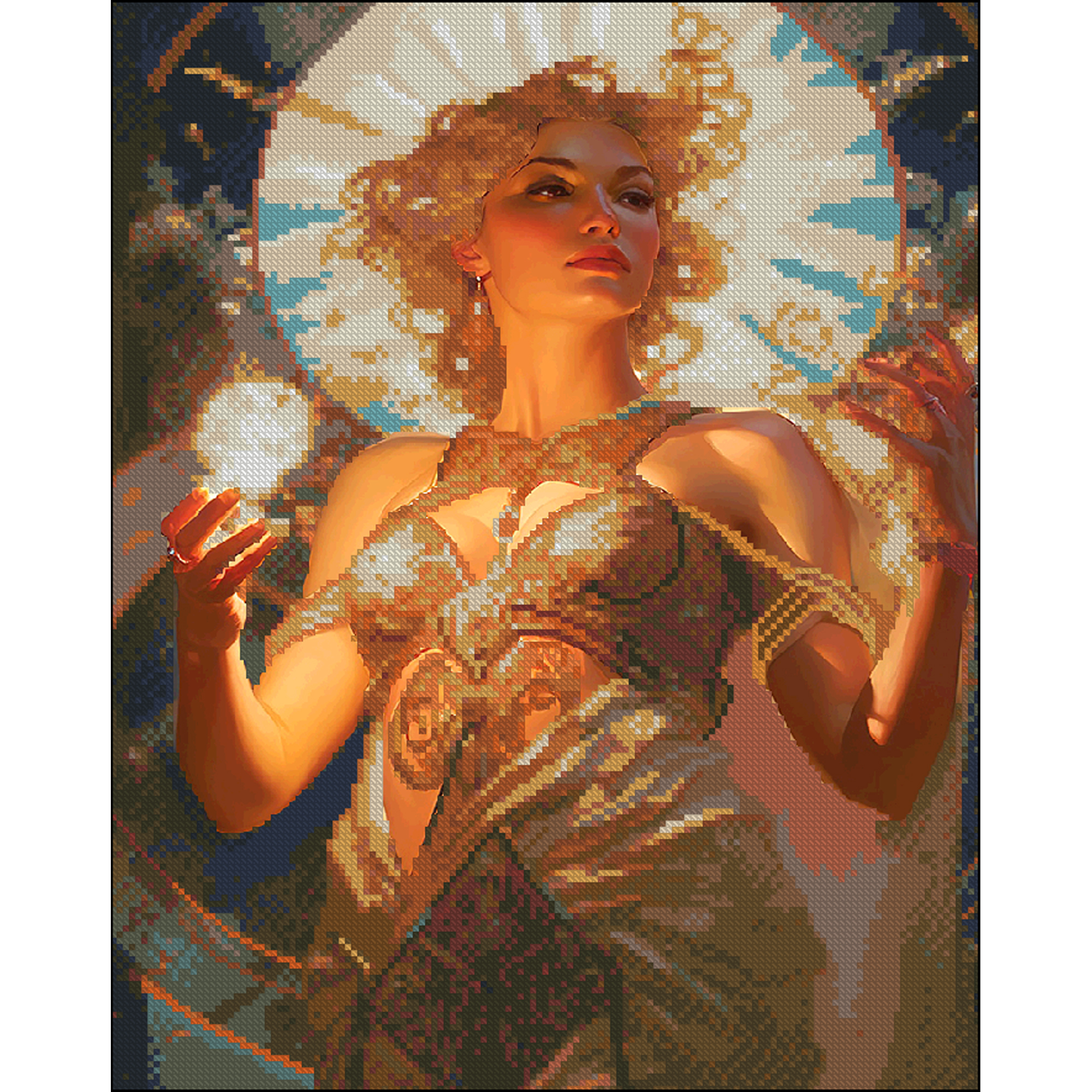 Goddess without a stretcher size 40x50 cm (ZAV4050-15)