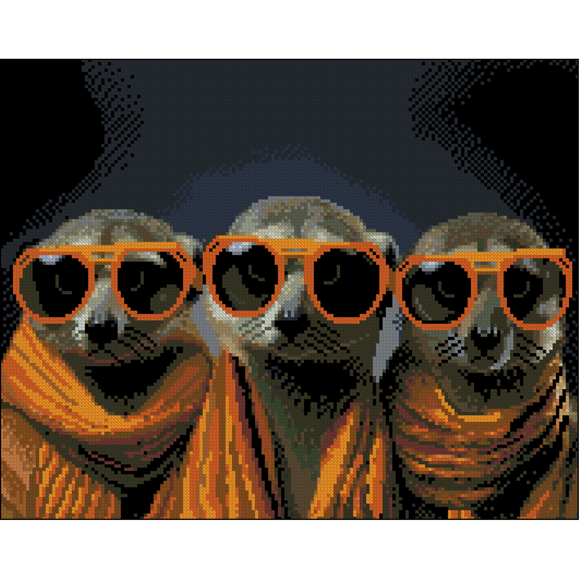 Cool guys without a frame size 40x50 cm (ZAV4050-2)