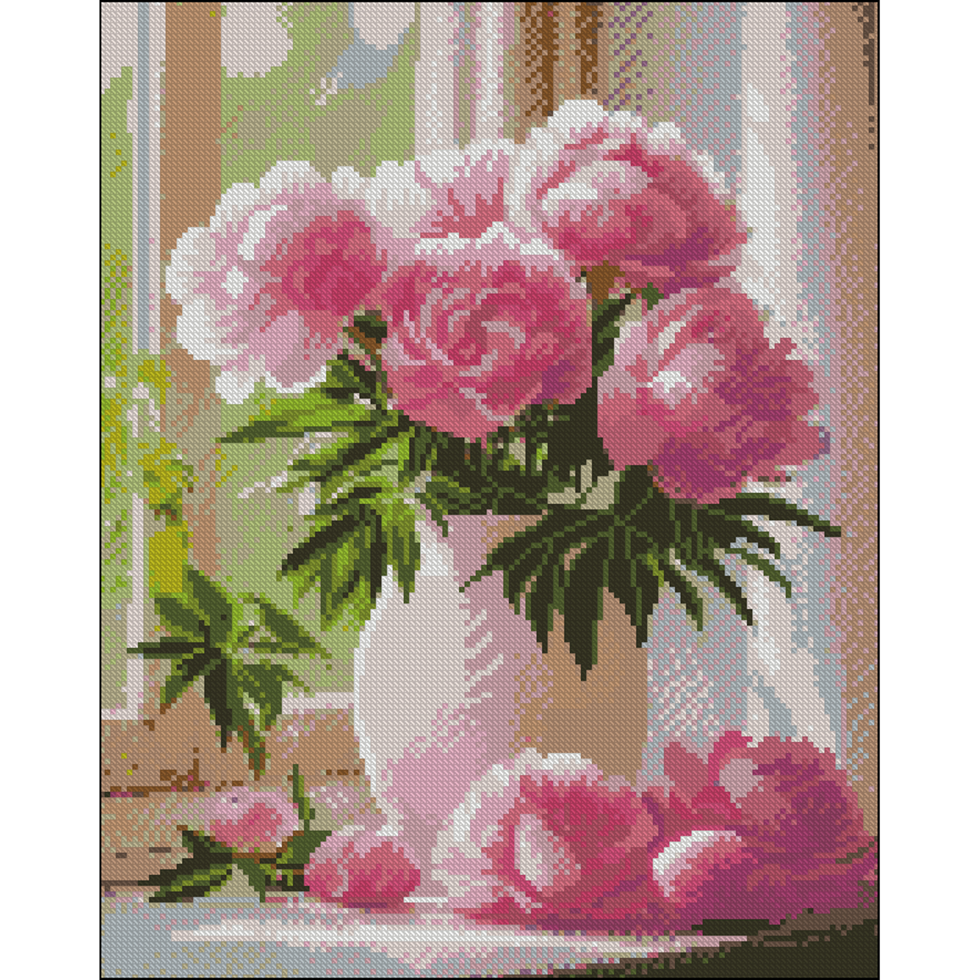 Ordinary tenderness without a stretcher size 40x50 cm (ZAV4050-23)