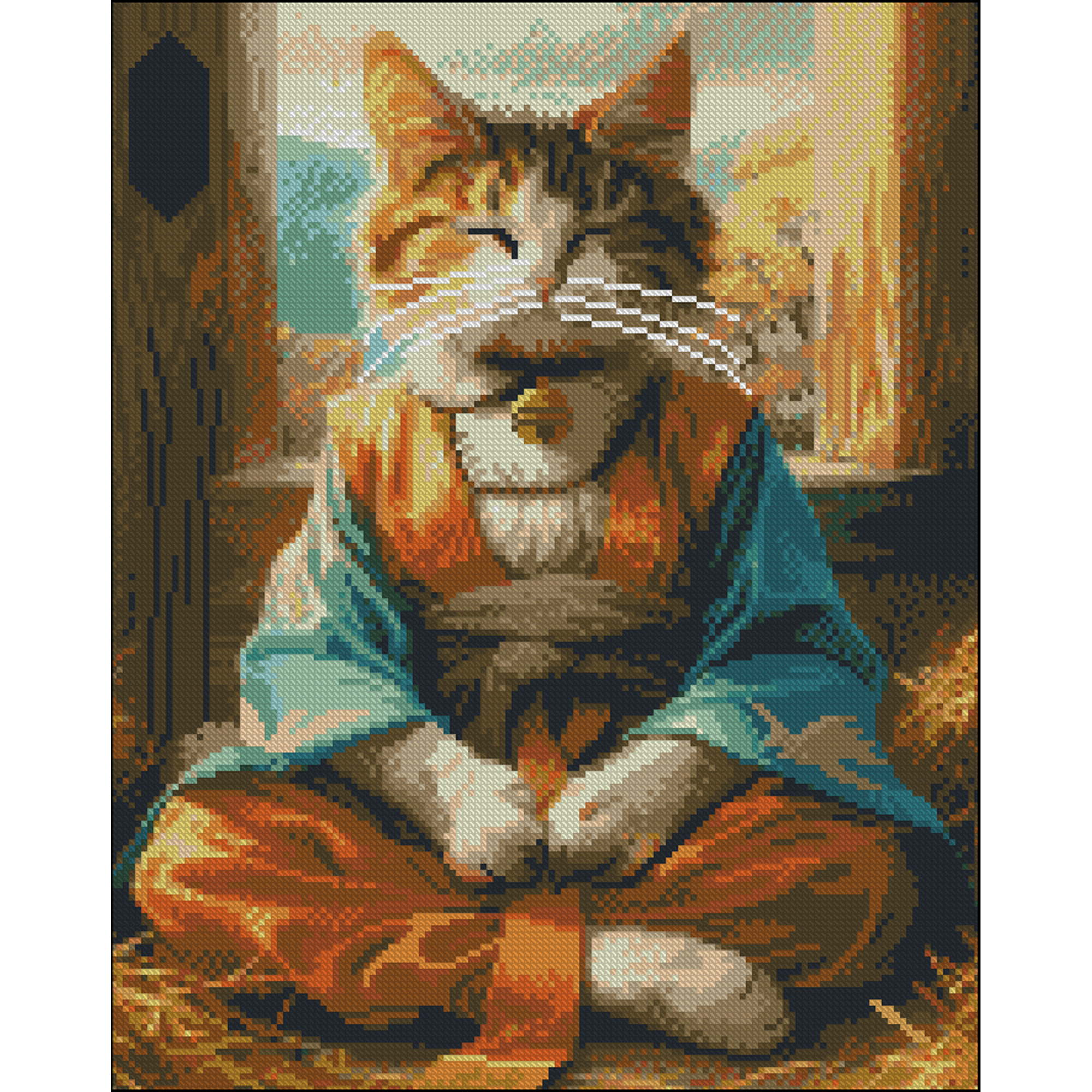 Meditation without a stretcher size 40x50 cm (ZAV4050-24)