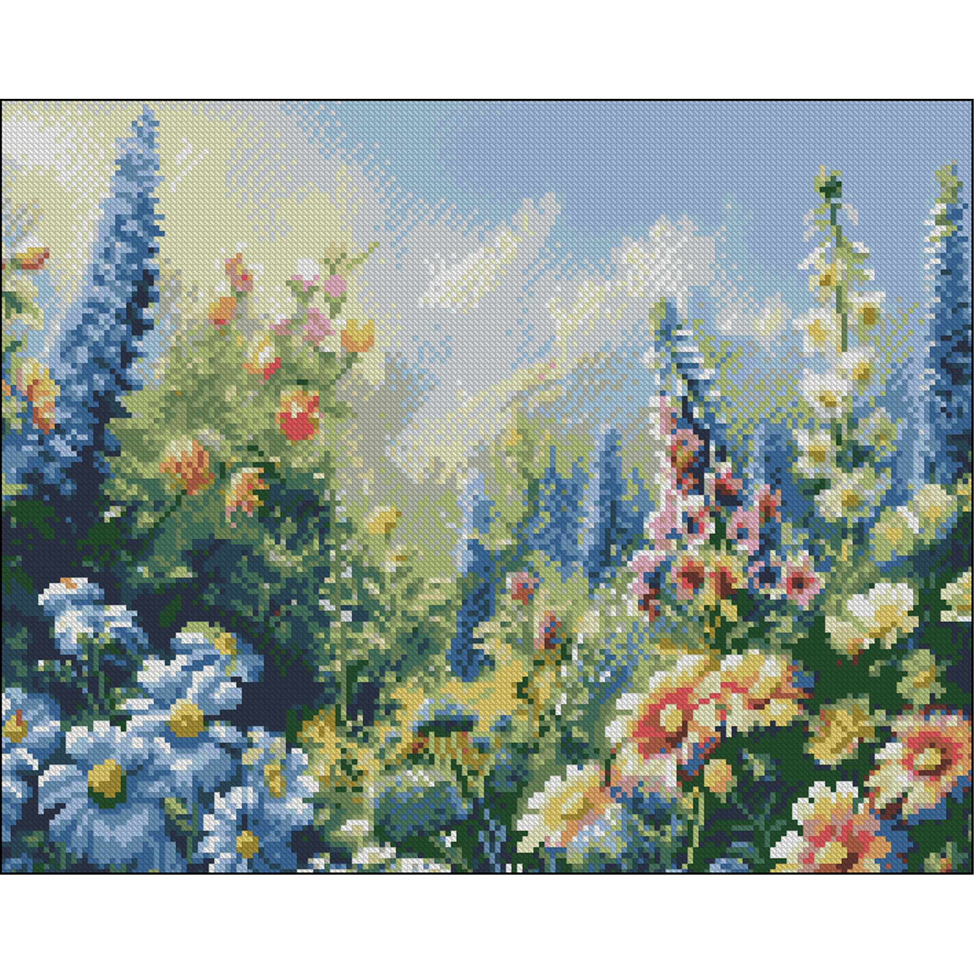 Wonderland without a stretcher size 40x50 cm (ZAV4050-25)