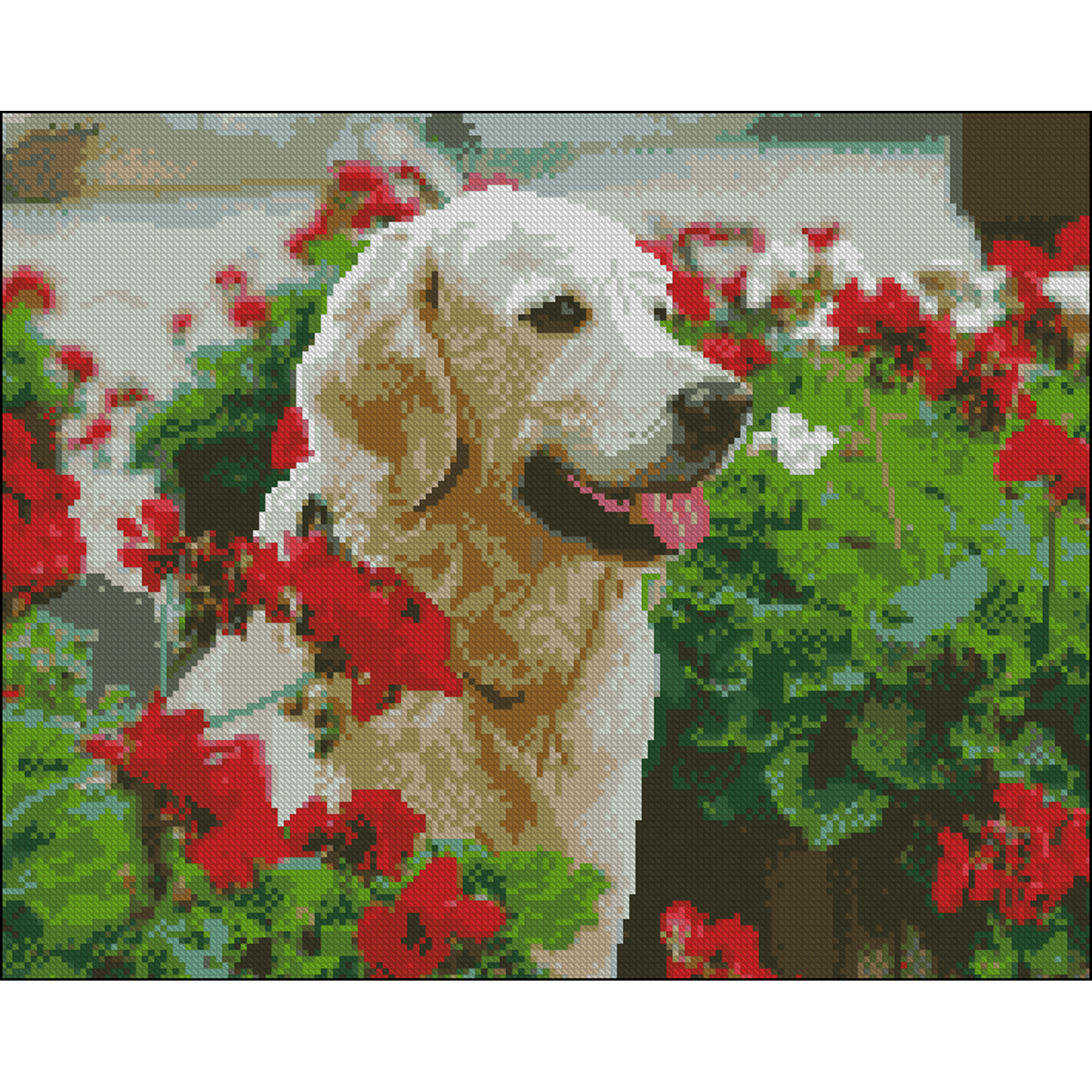 Faithful friend without stretcher size 40x50 cm (ZAV4050-27)
