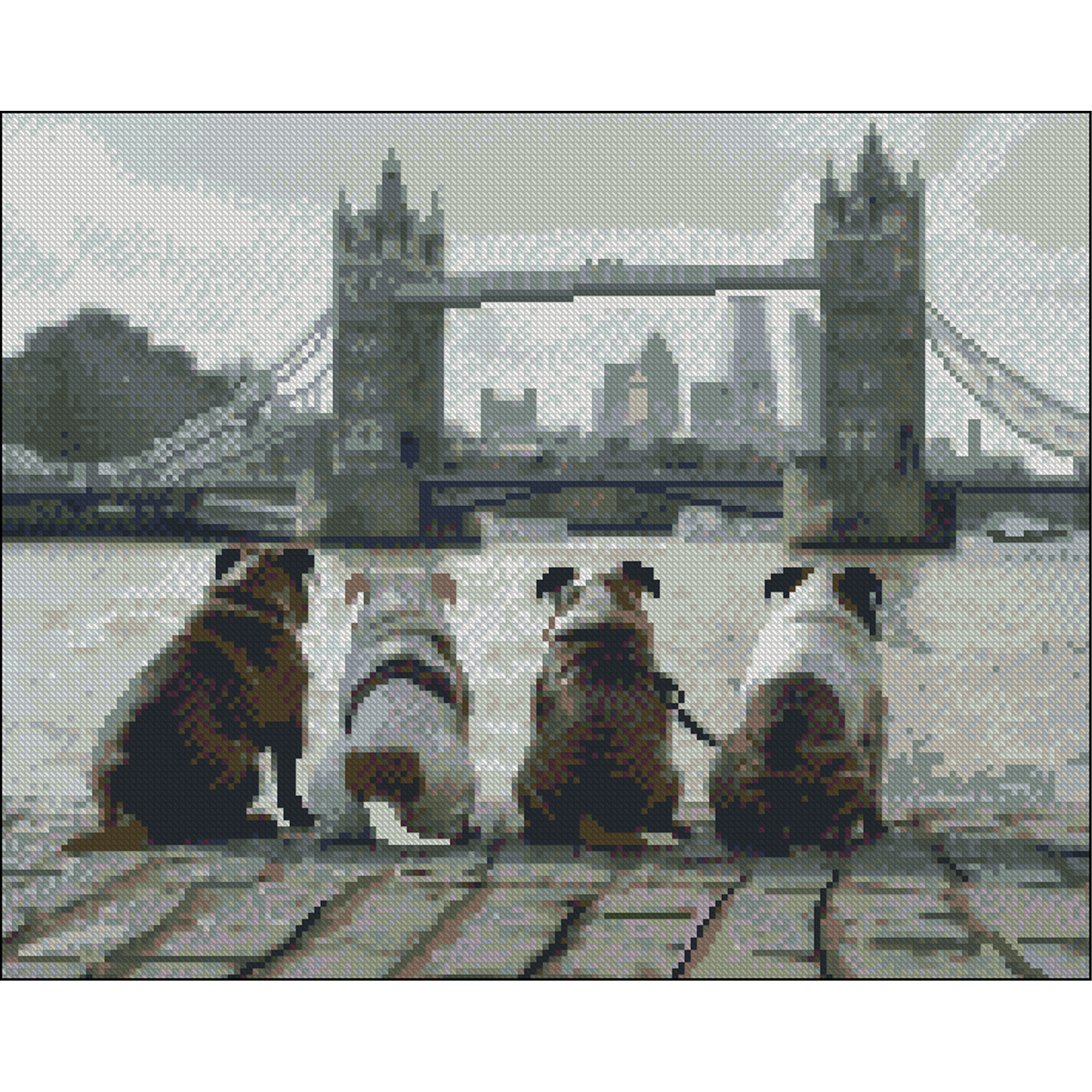 Four-legged without a frame size 40x50 cm (ZAV4050-41)
